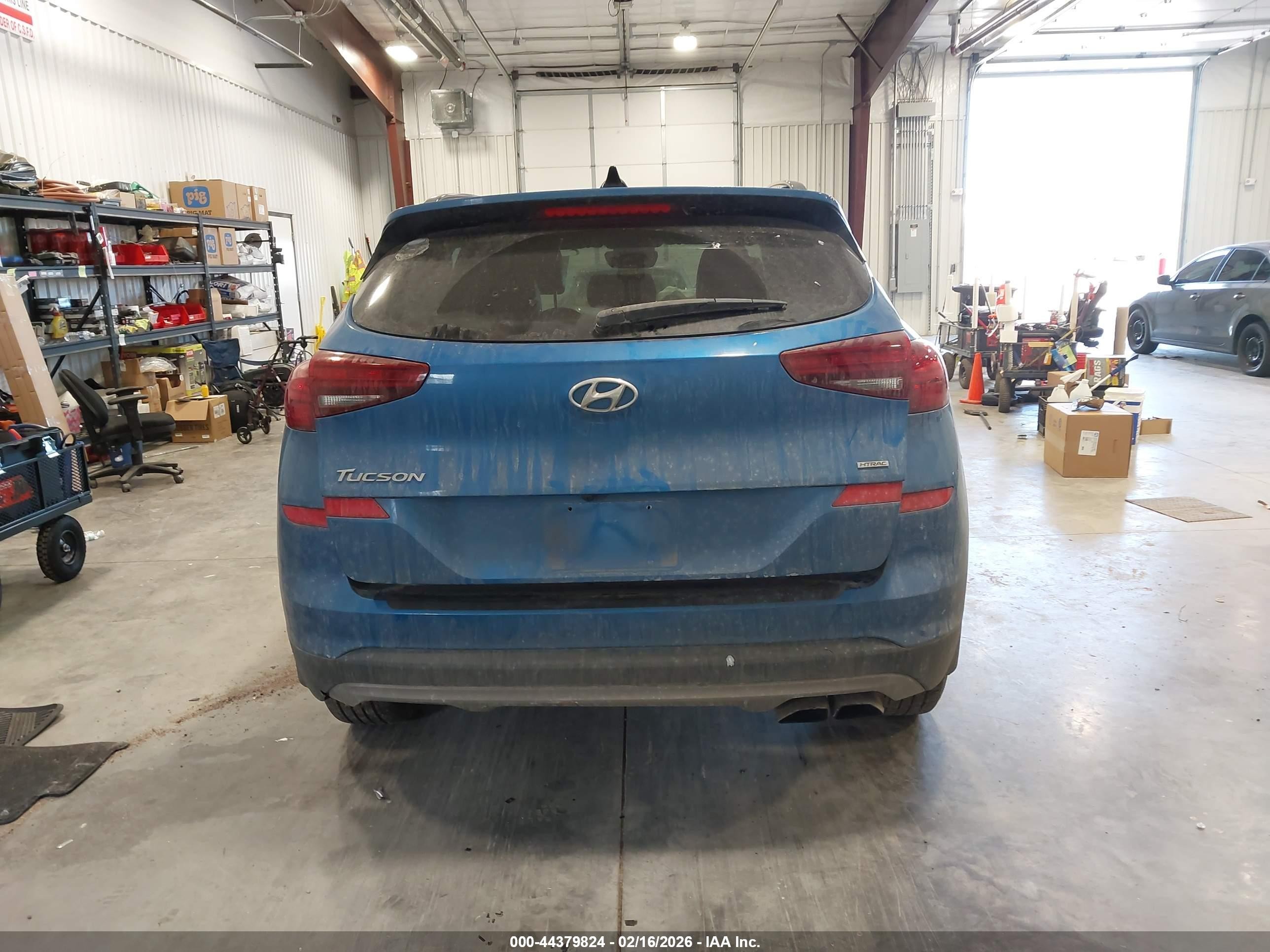 2020 Hyundai Tucson Ultimate Синий vin: KM8J3CAL6LU243665