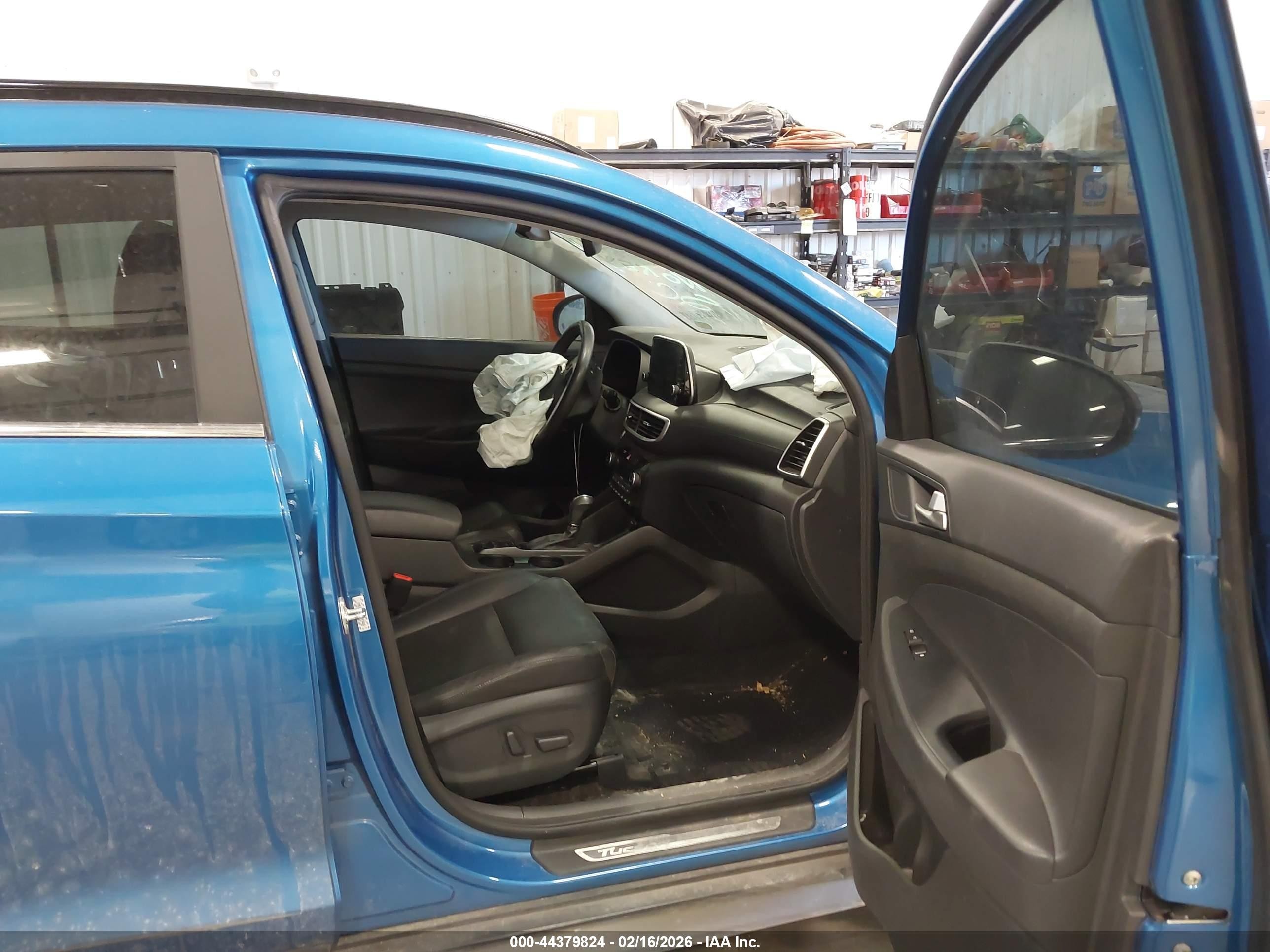 2020 Hyundai Tucson Ultimate Синий vin: KM8J3CAL6LU243665