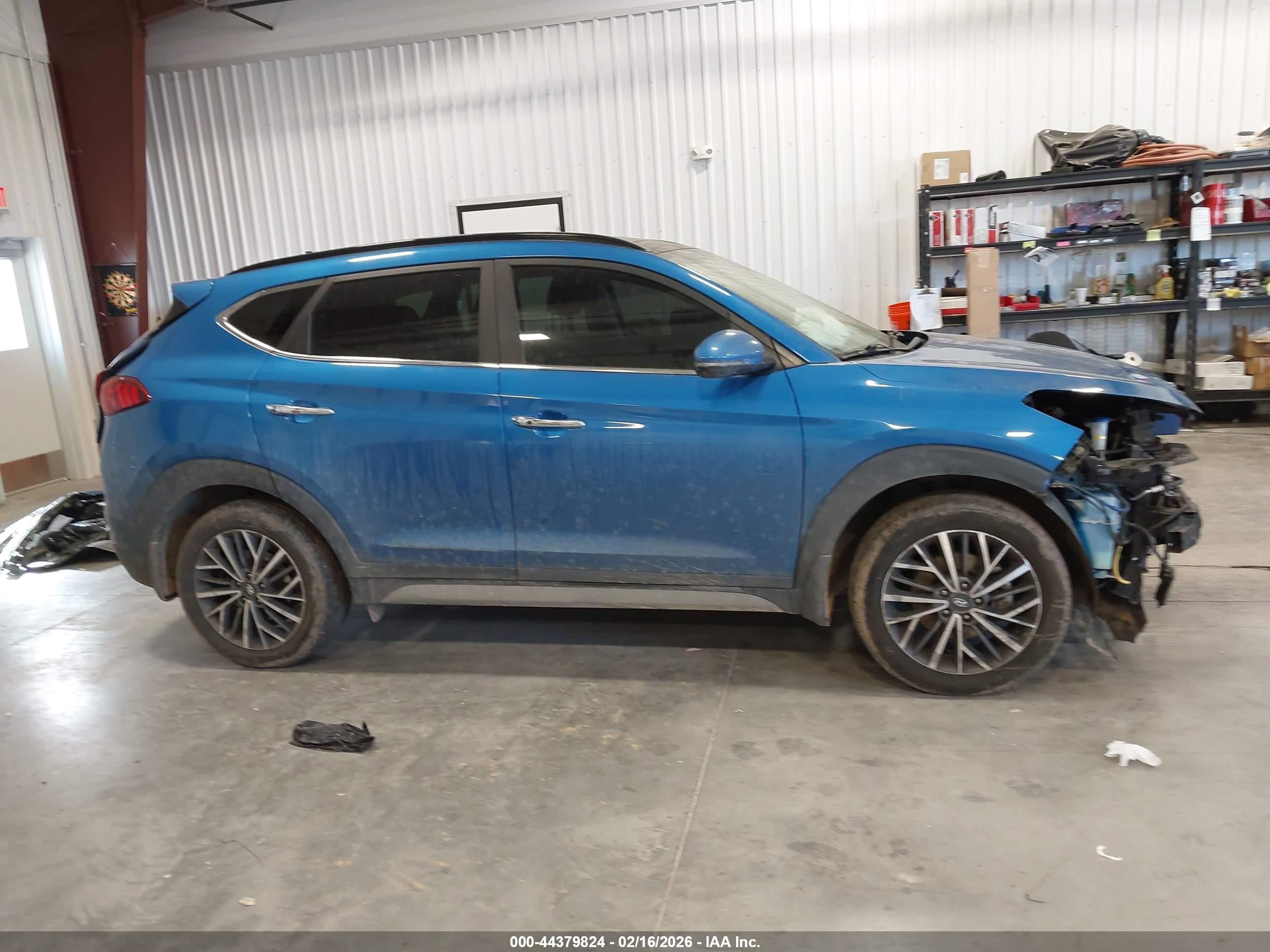 2020 Hyundai Tucson Ultimate Синий vin: KM8J3CAL6LU243665