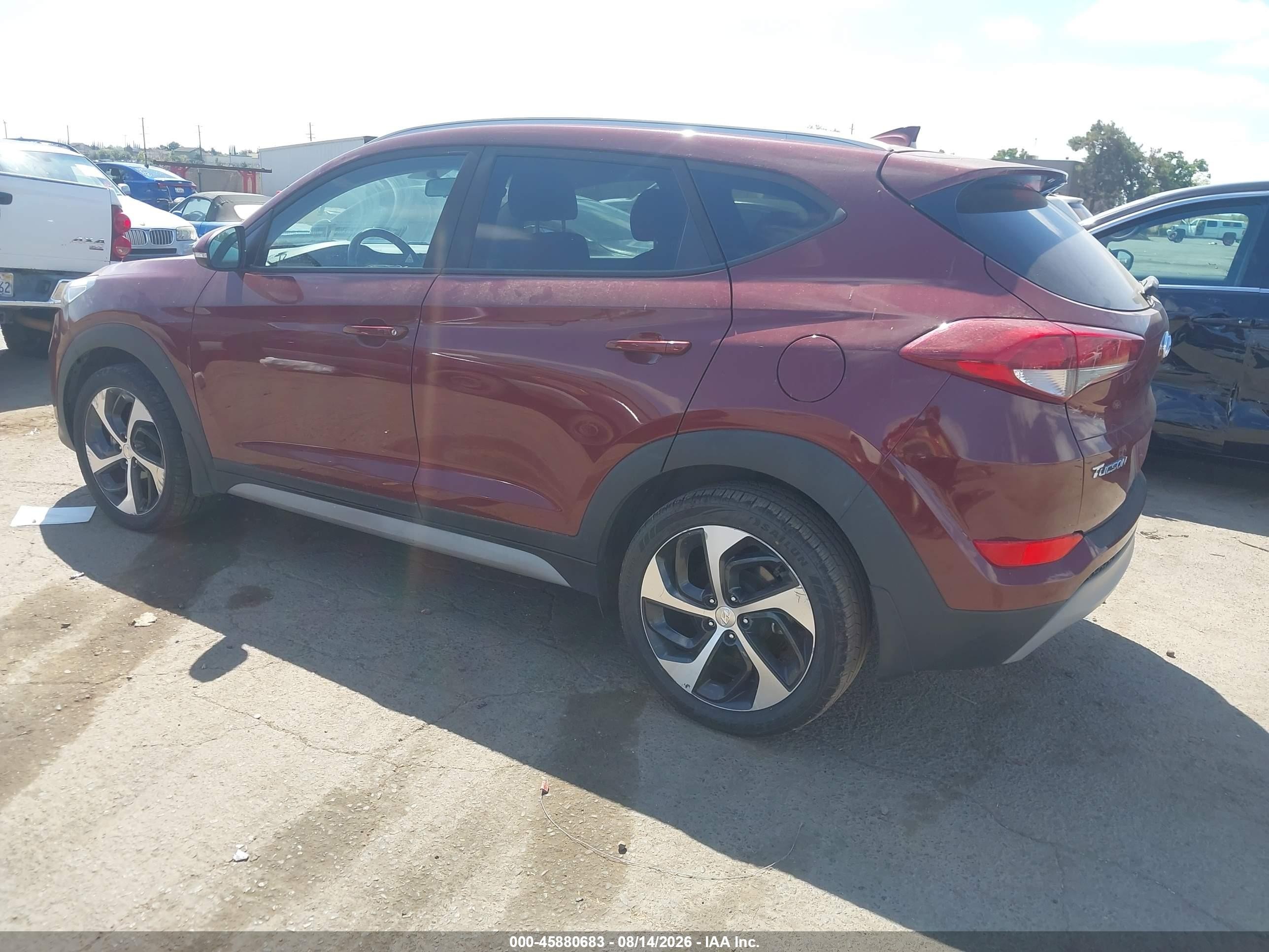 2018 Hyundai Tucson Sport Бордовый vin: KM8J3CAL7JU776850