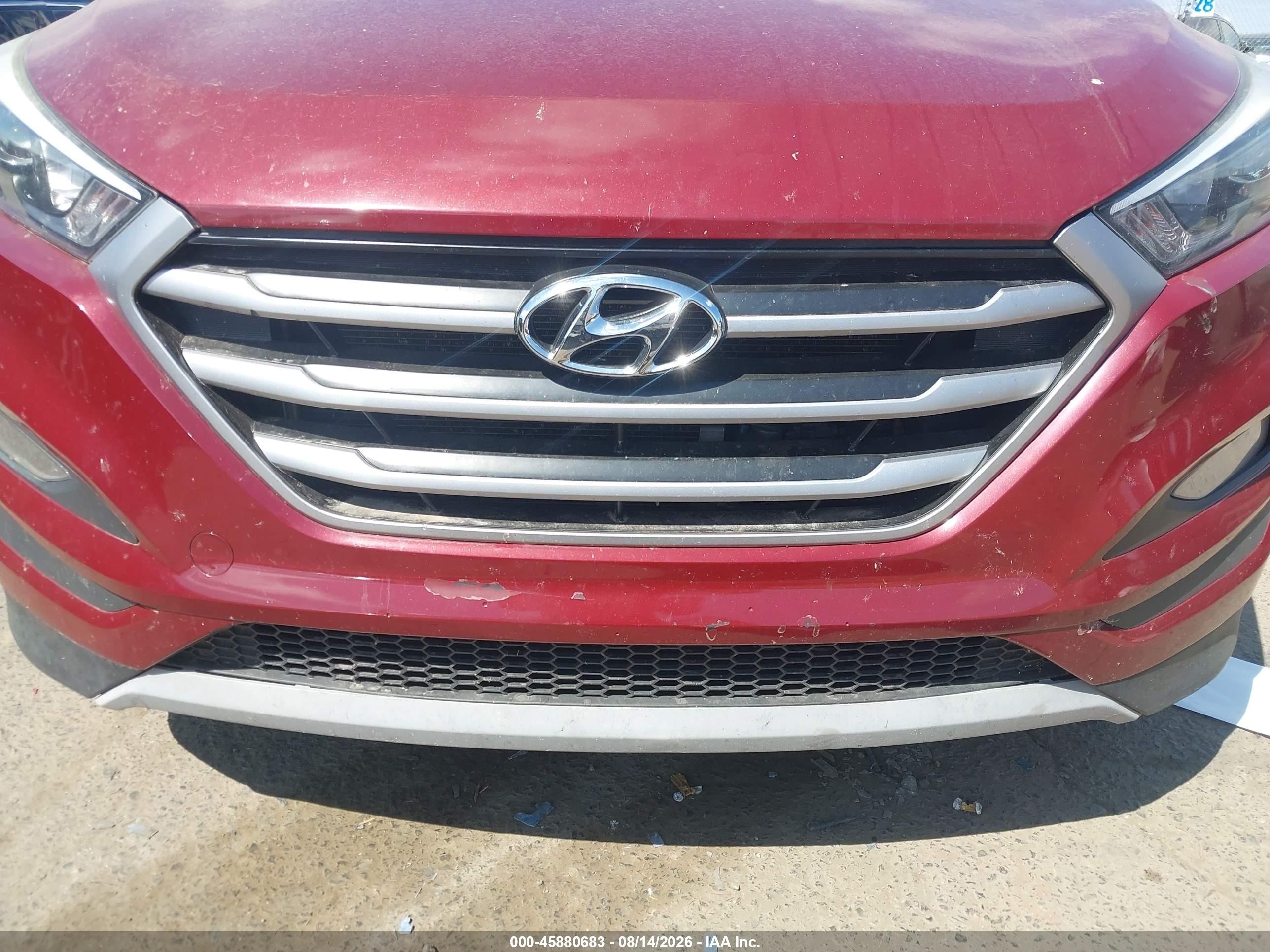 2018 Hyundai Tucson Sport Бордовый vin: KM8J3CAL7JU776850