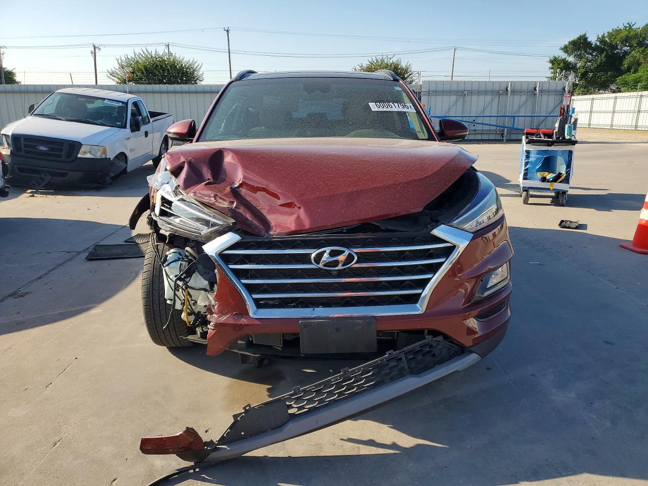 2020 Hyundai Tucson Ultimate Красный vin: KM8J3CAL7LU248986