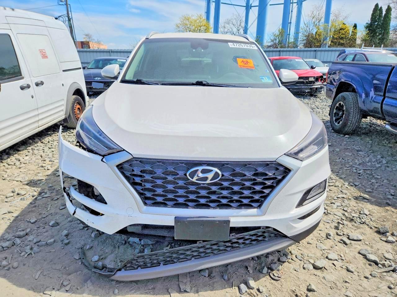 2020 Hyundai Tucson Sport Белый vin: KM8J3CAL7LU257171
