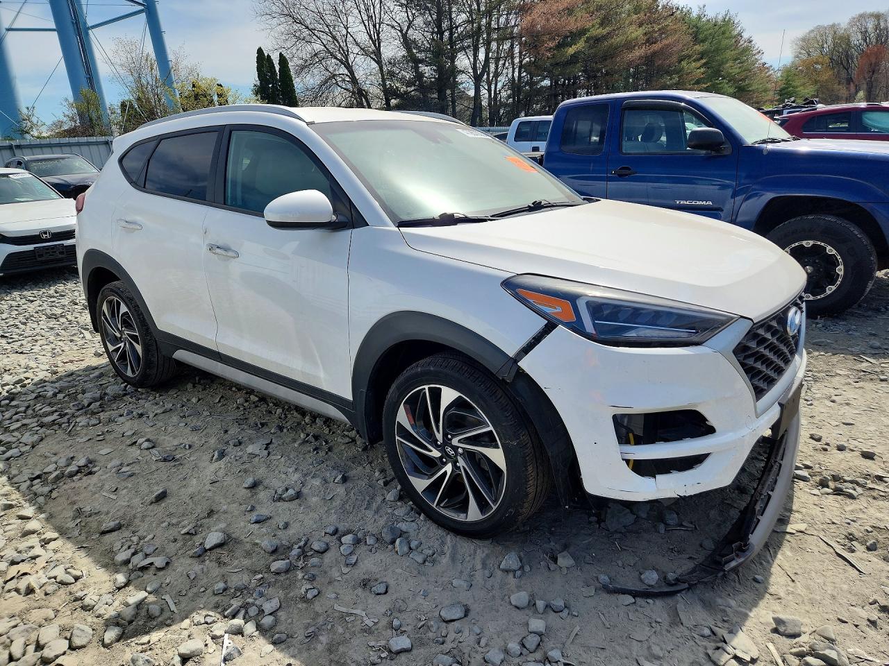 2020 Hyundai Tucson Sport Белый vin: KM8J3CAL7LU257171