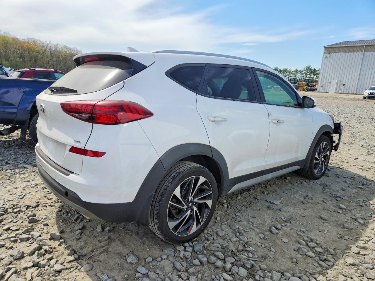2020 Hyundai Tucson Sport Белый vin: KM8J3CAL7LU257171