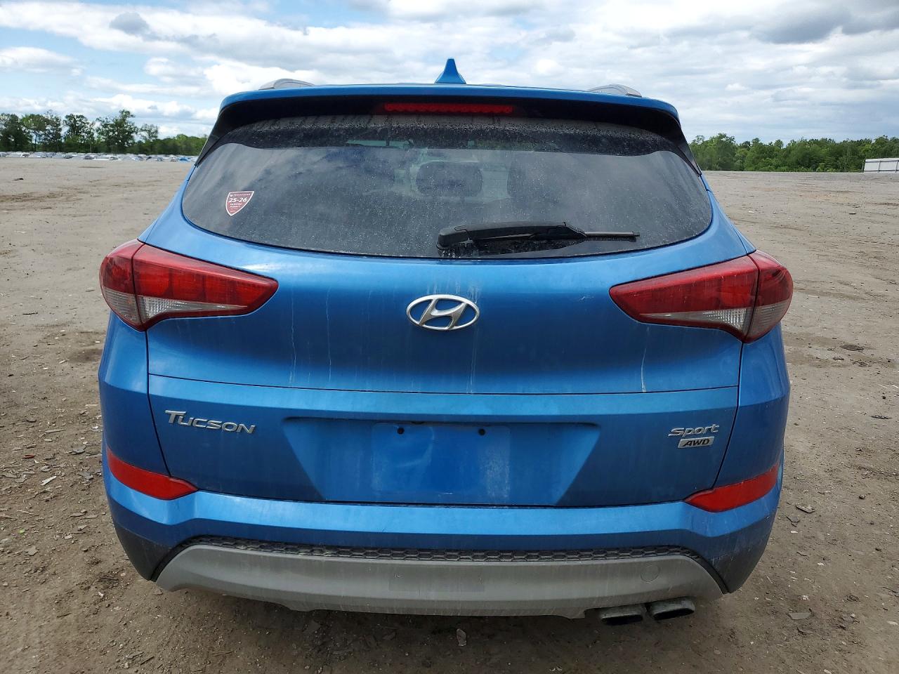 2018 Hyundai Tucson Sport Blue vin: KM8J3CAL9JU738438