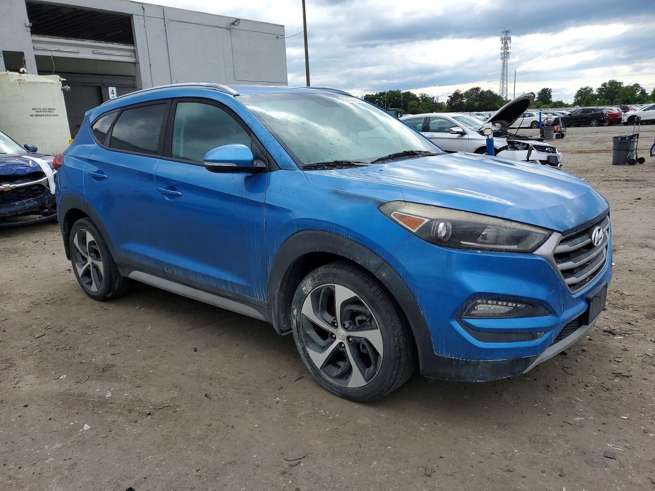 2018 Hyundai Tucson Sport Blue vin: KM8J3CAL9JU738438