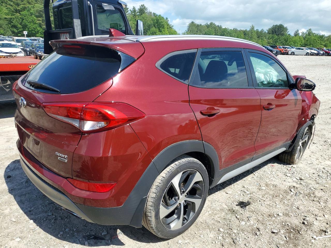 2018 Hyundai Tucson Sport Red vin: KM8J3CAL9JU790720