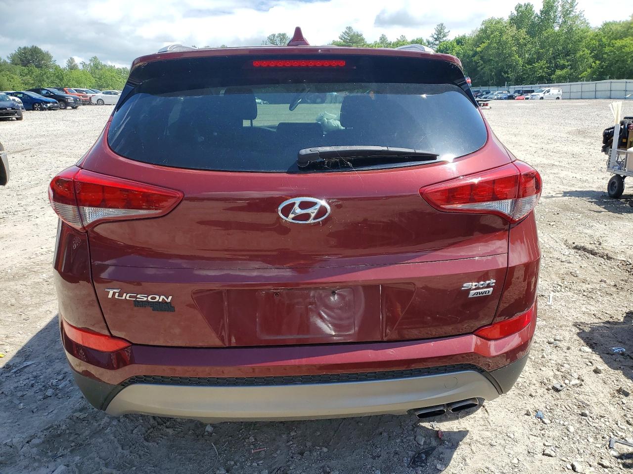 2018 Hyundai Tucson Sport Red vin: KM8J3CAL9JU790720
