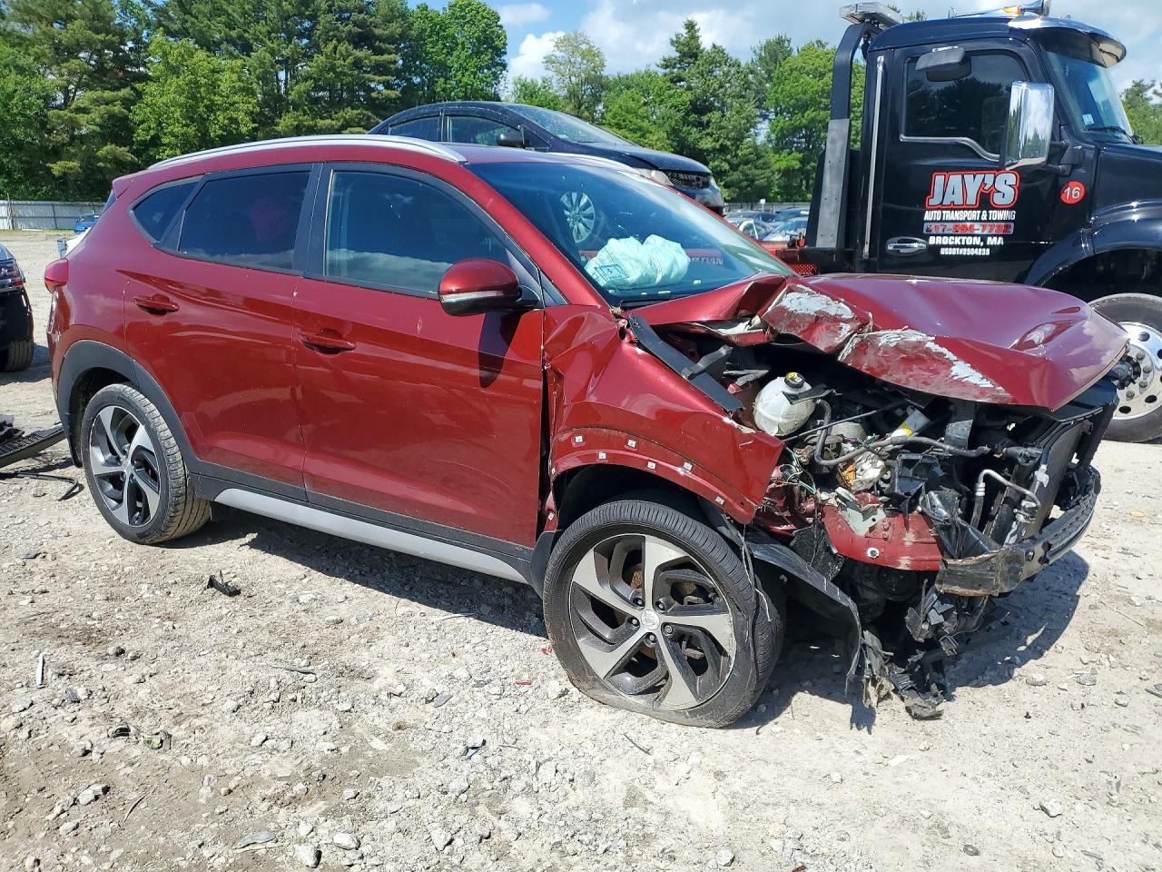 2018 Hyundai Tucson Sport Red vin: KM8J3CAL9JU790720