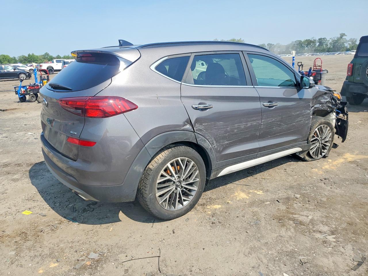 2020 Hyundai Tucson Ultimate Gray vin: KM8J3CAL9LU091283