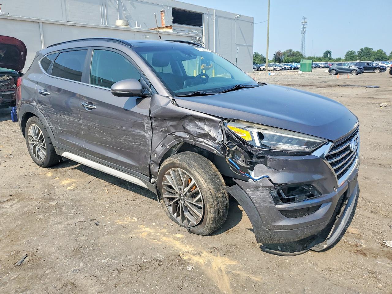 2020 Hyundai Tucson Ultimate Gray vin: KM8J3CAL9LU091283