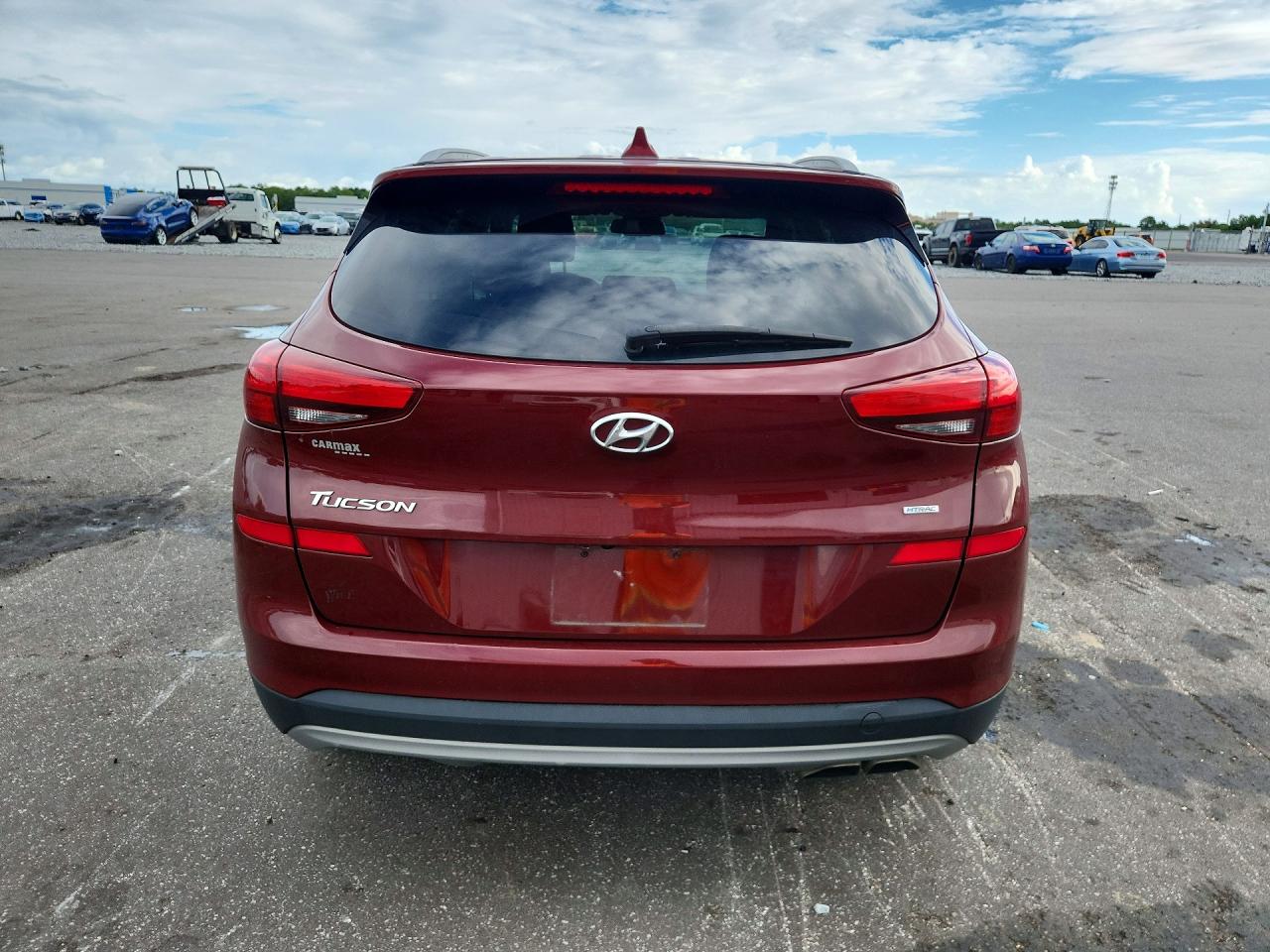 2019 Hyundai Tucson Sel Maroon vin: KM8J3CALXKU845404