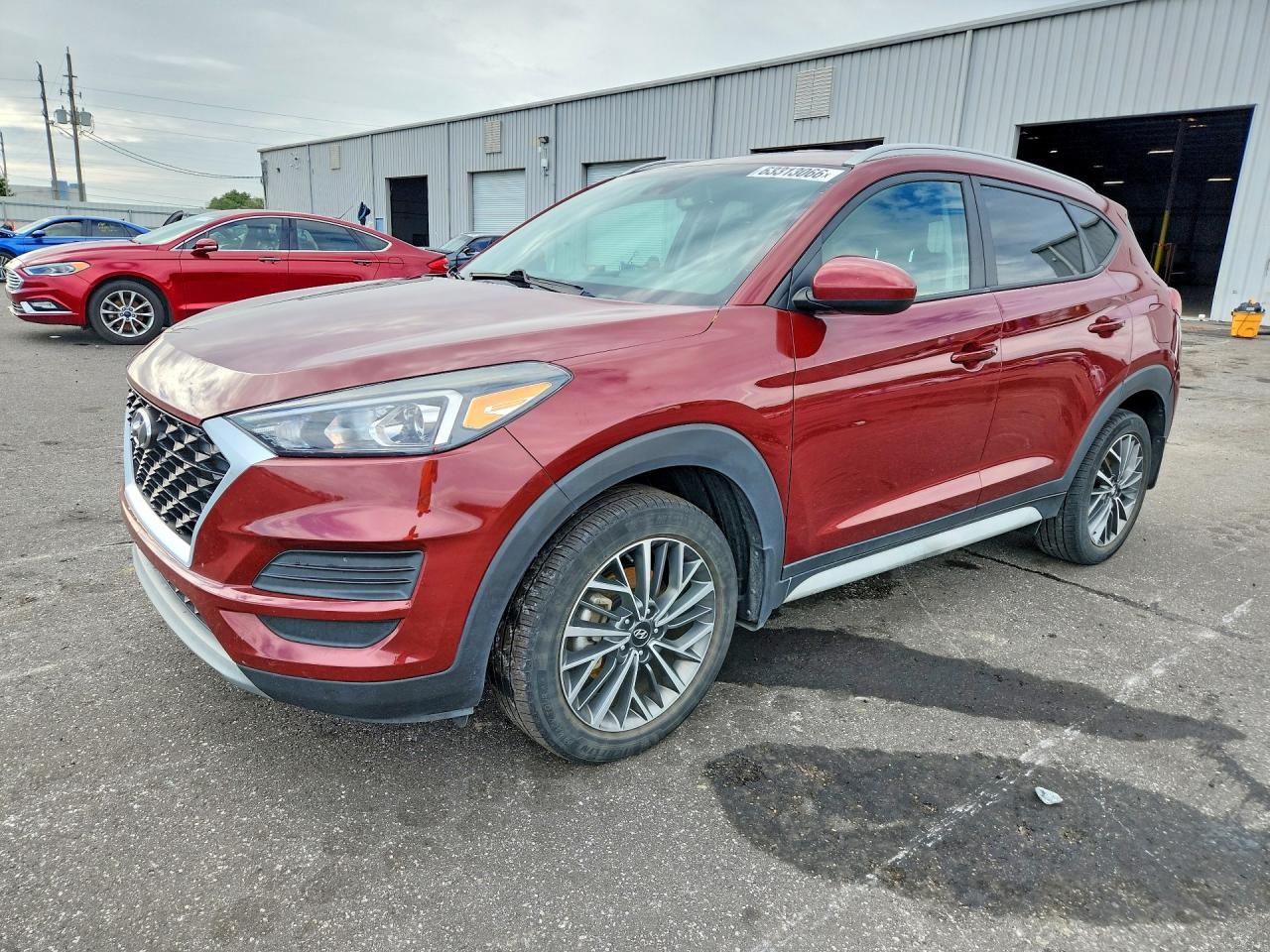 2019 Hyundai Tucson Sel Maroon vin: KM8J3CALXKU845404