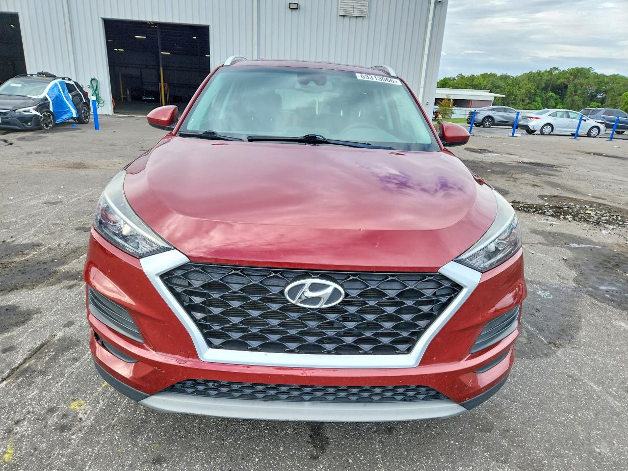 2019 Hyundai Tucson Sel Maroon vin: KM8J3CALXKU845404