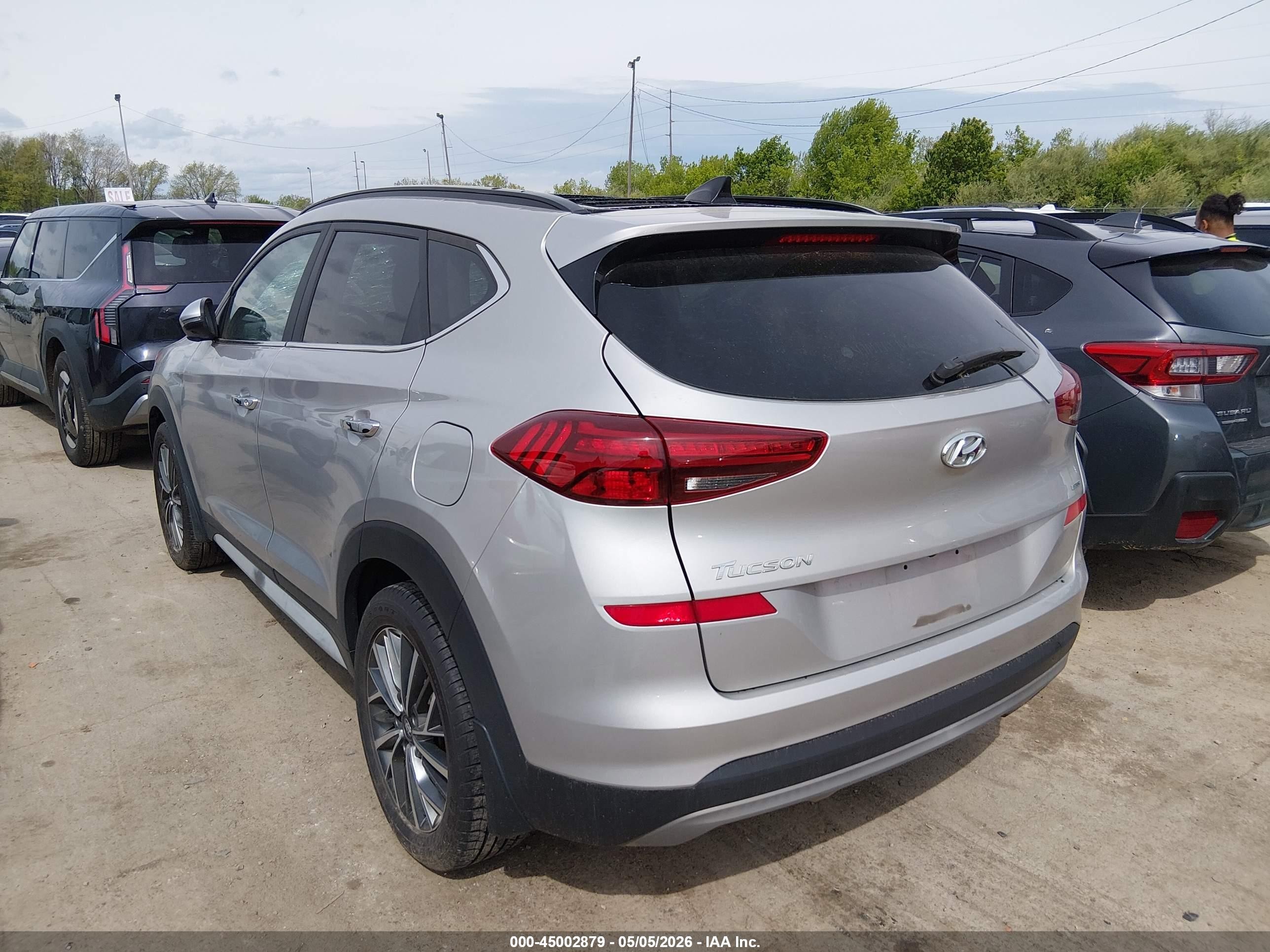 2020 Hyundai Tucson Ultimate Silver vin: KM8J3CALXLU142600