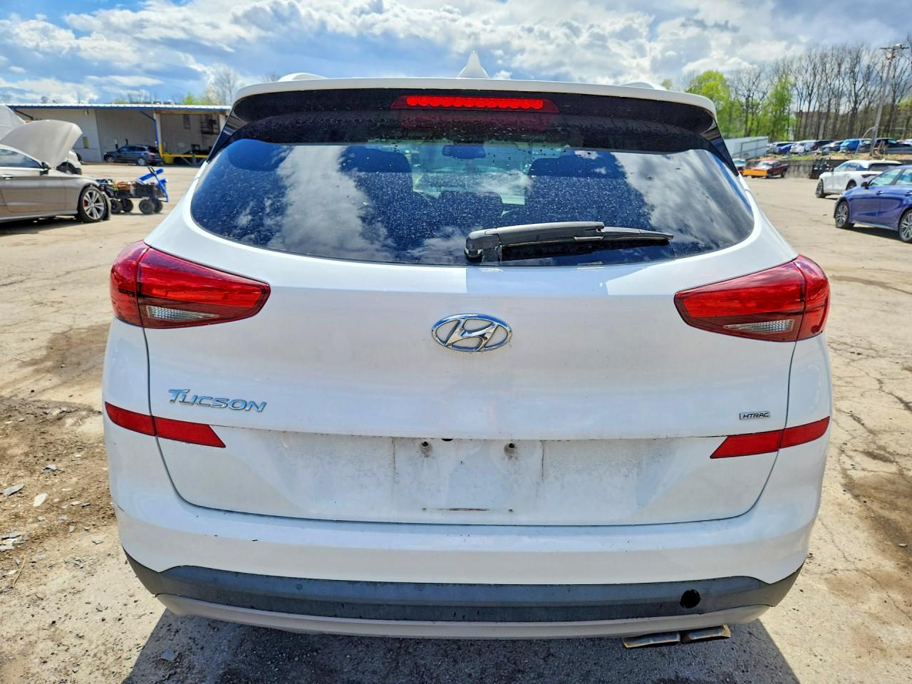 2020 Hyundai Tucson Sel White vin: KM8J3CALXLU202147
