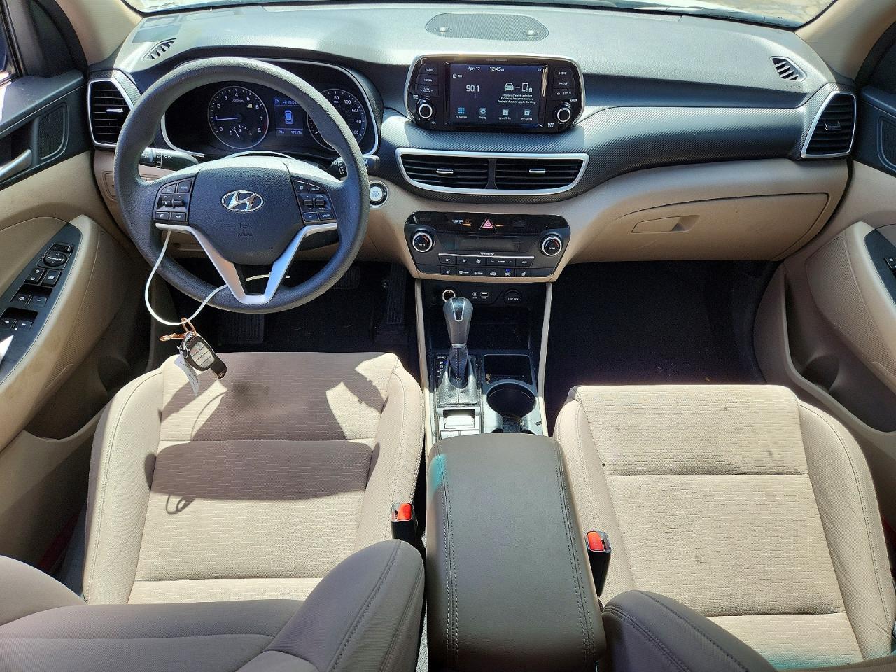 2020 Hyundai Tucson Sel White vin: KM8J3CALXLU202147