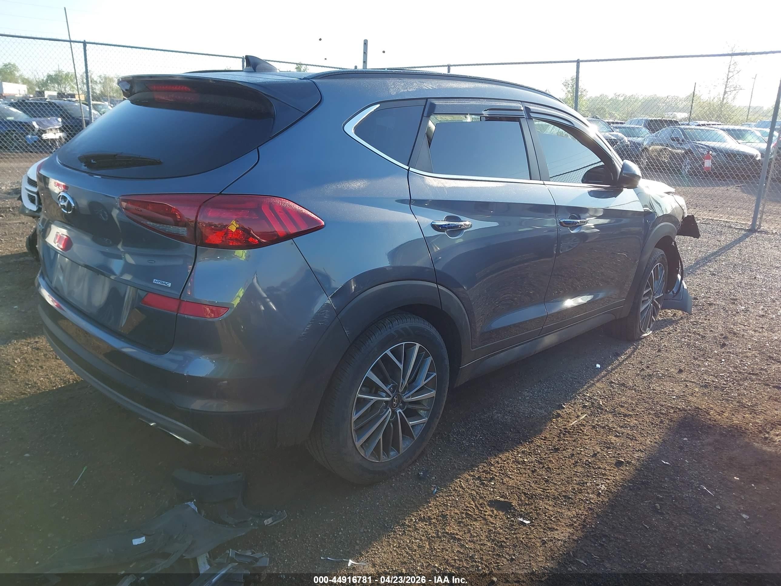 2021 Hyundai Tucson Ultimate Серый vin: KM8J3CALXMU389780