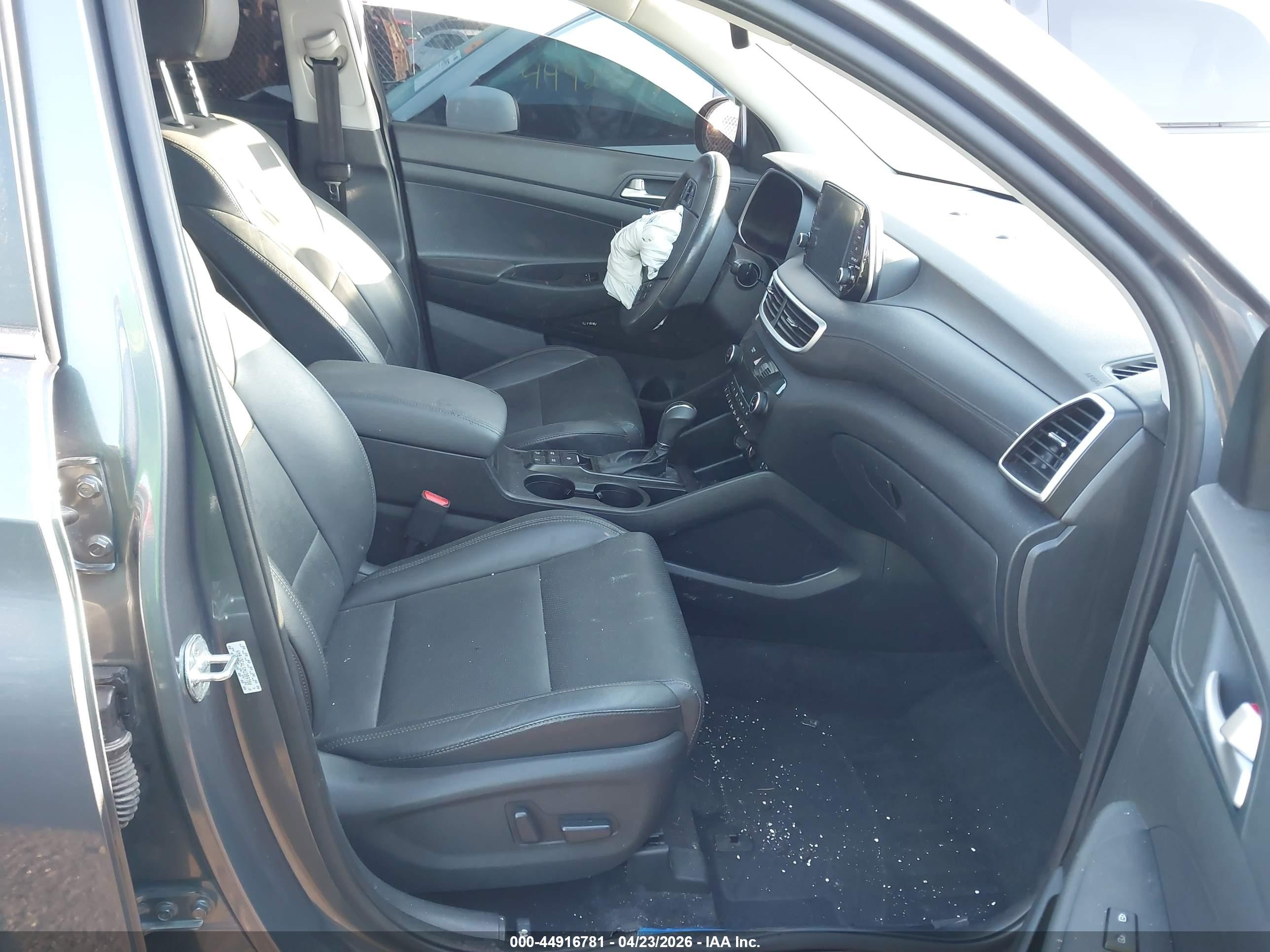 2021 Hyundai Tucson Ultimate Серый vin: KM8J3CALXMU389780