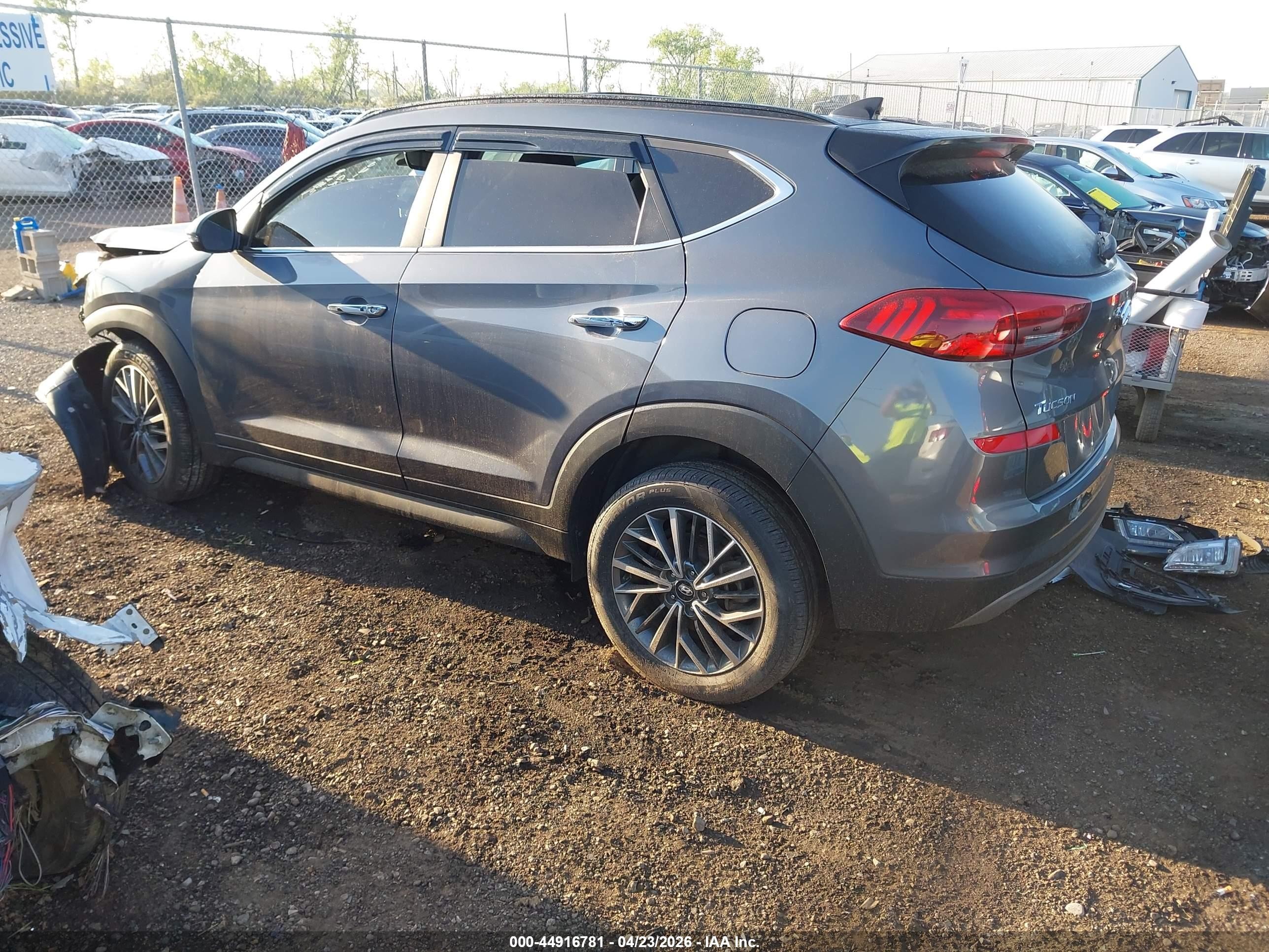 2021 Hyundai Tucson Ultimate Серый vin: KM8J3CALXMU389780