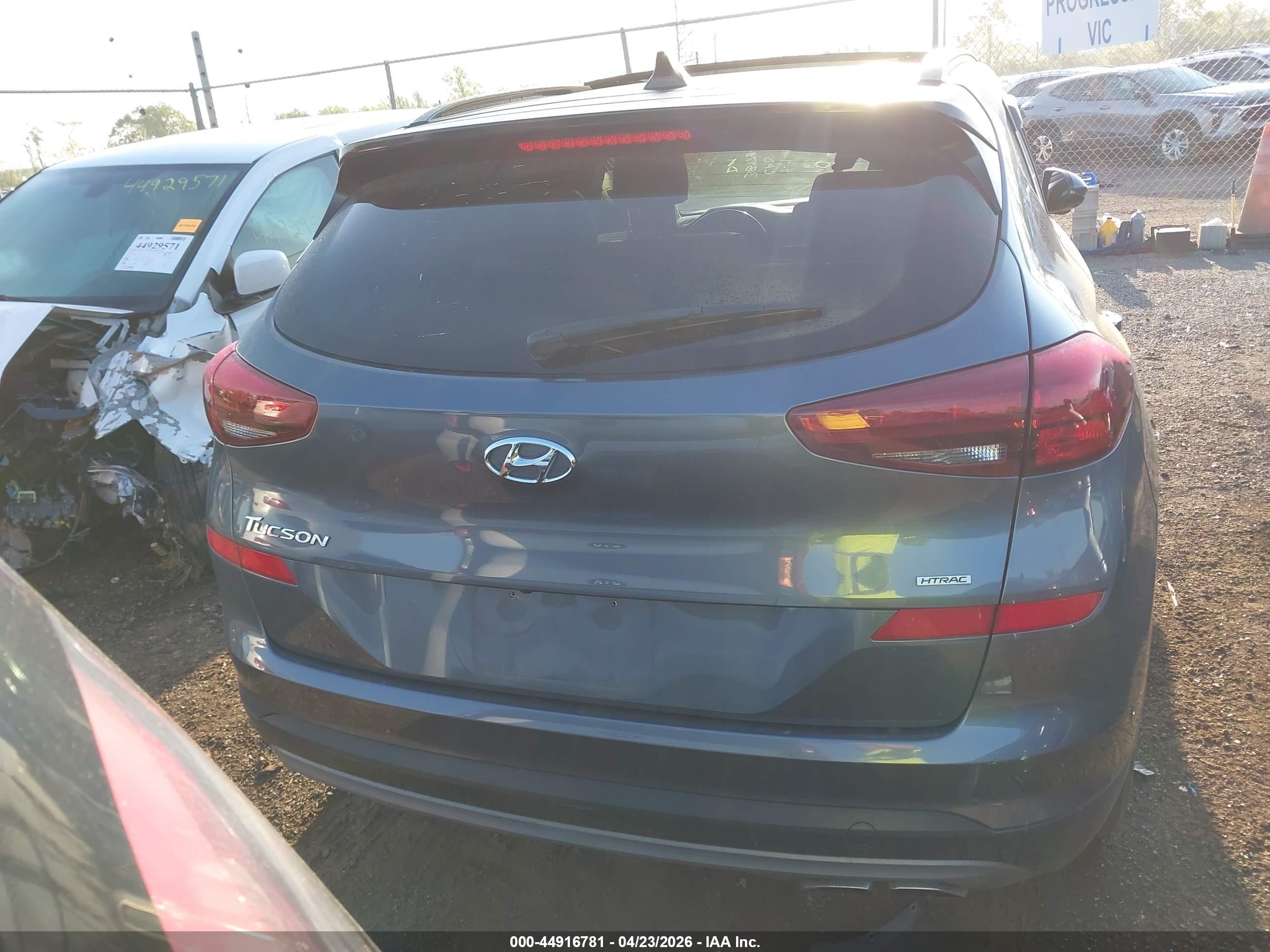2021 Hyundai Tucson Ultimate Серый vin: KM8J3CALXMU389780