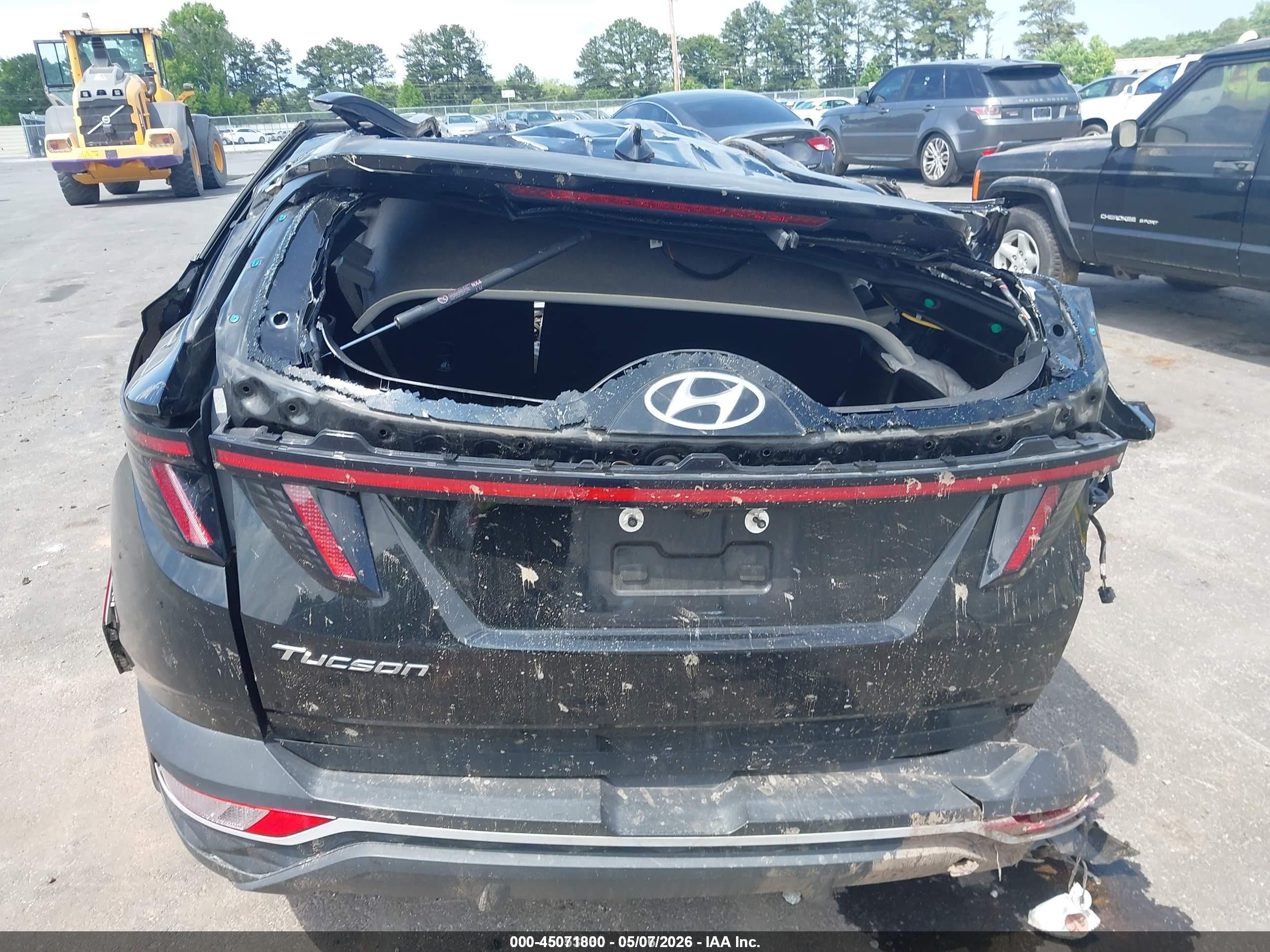 2022 Hyundai Tucson Sel Black vin: KM8JB3AE2NU019204