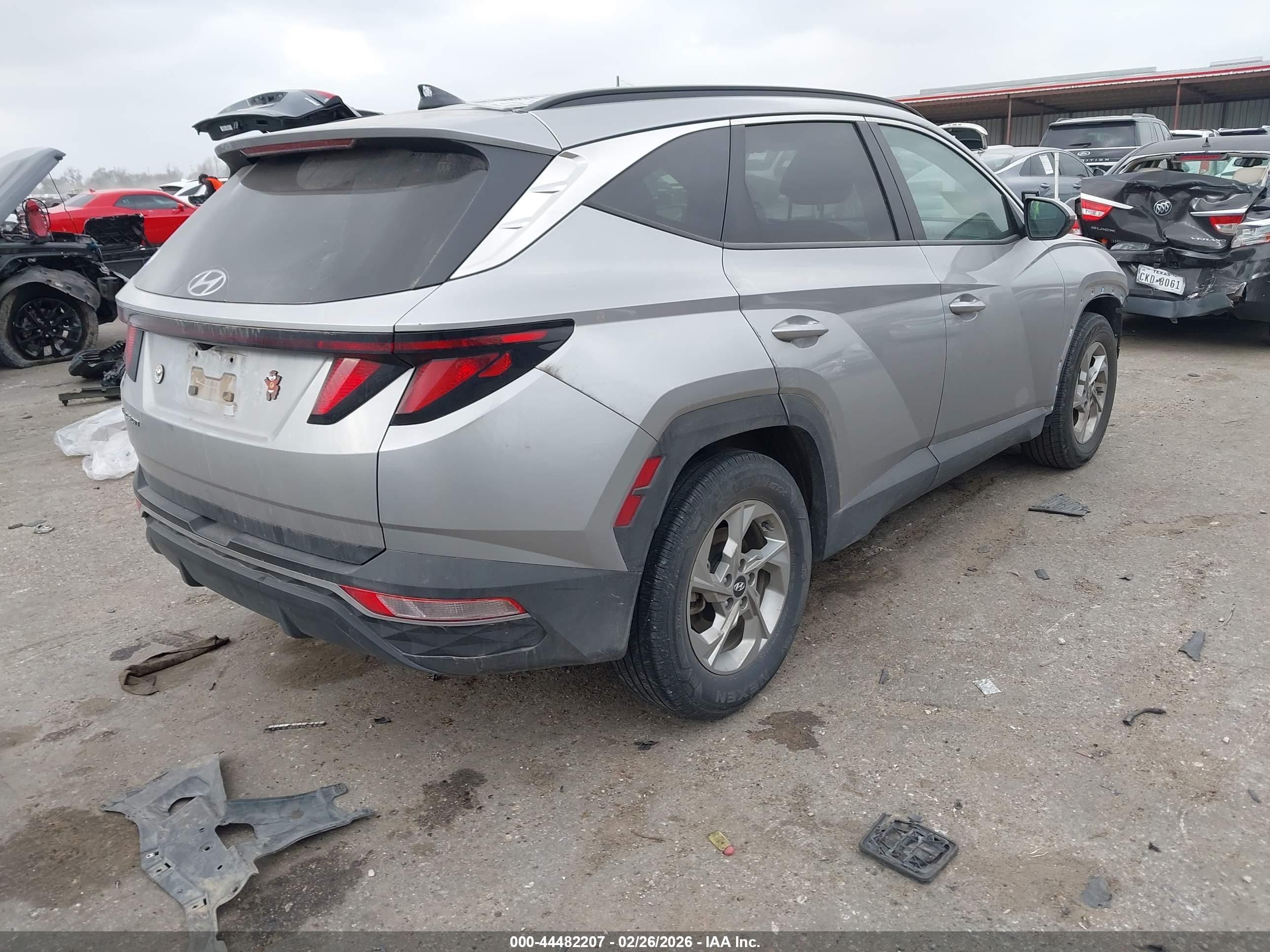 2024 Hyundai Tucson Sel Gray vin: KM8JB3DE3RU305807