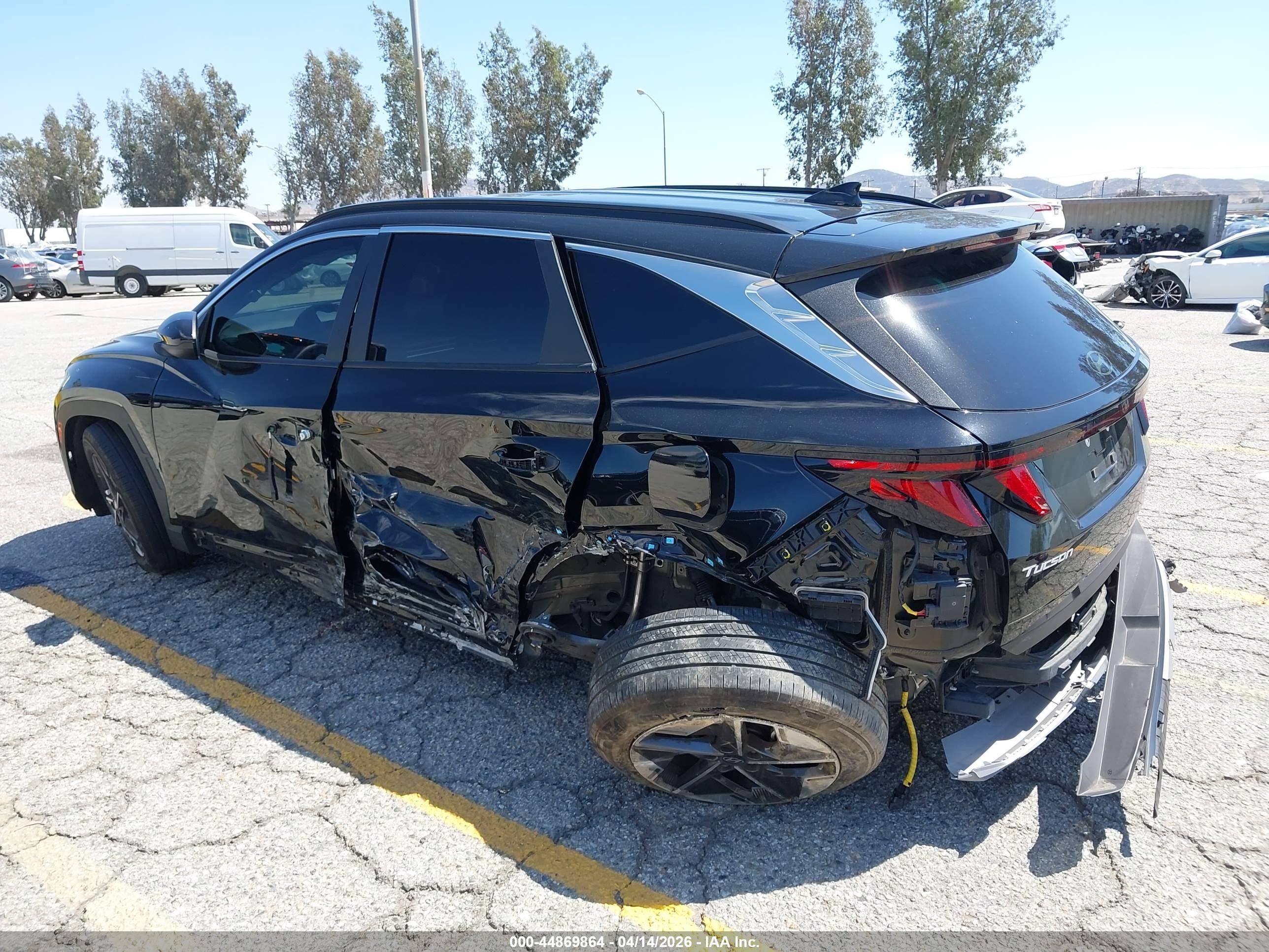 2025 Hyundai Tucson Sel Черный vin: KM8JB3DE8SU375616