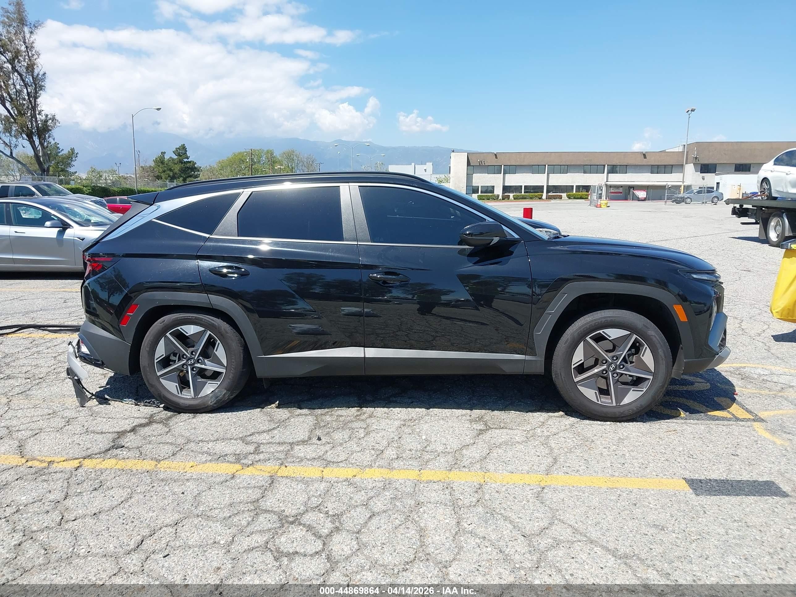 2025 Hyundai Tucson Sel Черный vin: KM8JB3DE8SU375616