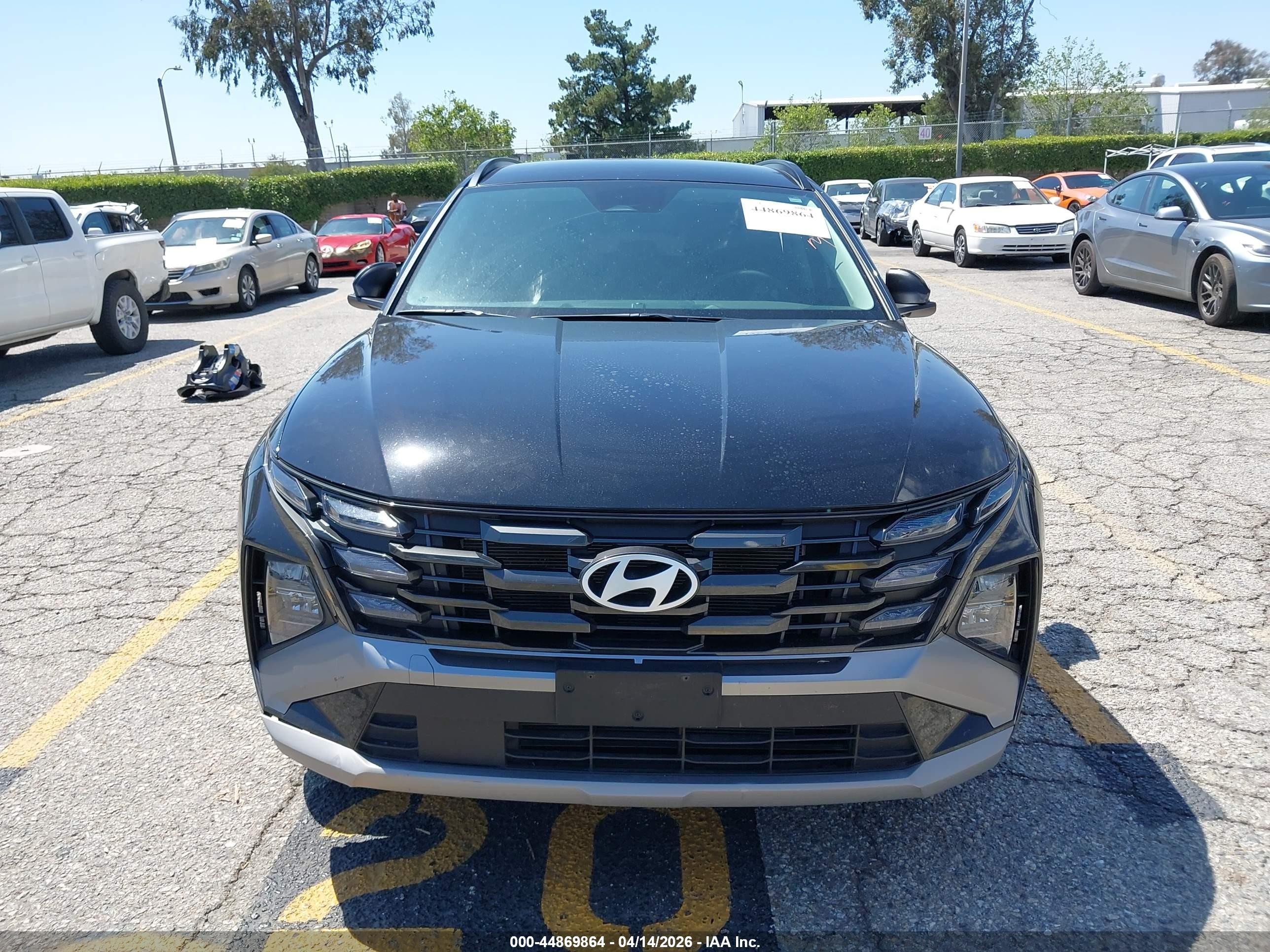 2025 Hyundai Tucson Sel Черный vin: KM8JB3DE8SU375616