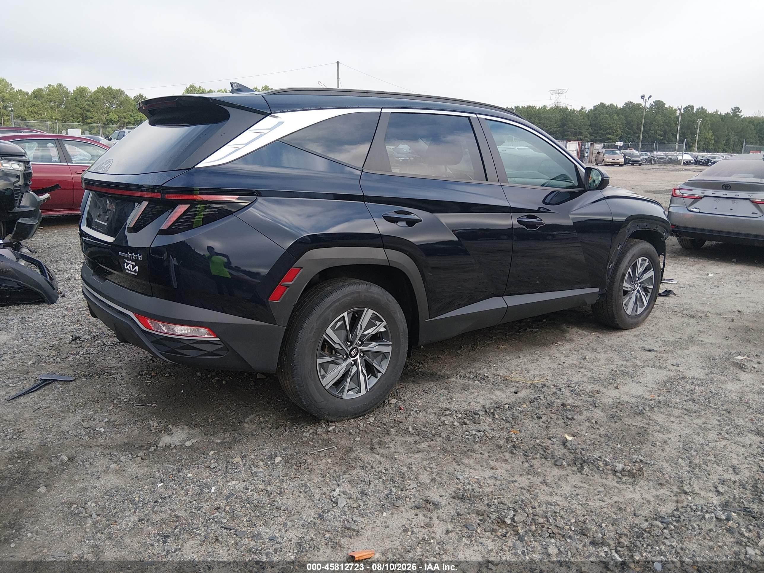 2022 Hyundai Tucson Hybrid Blue Black vin: KM8JBCA18NU018863