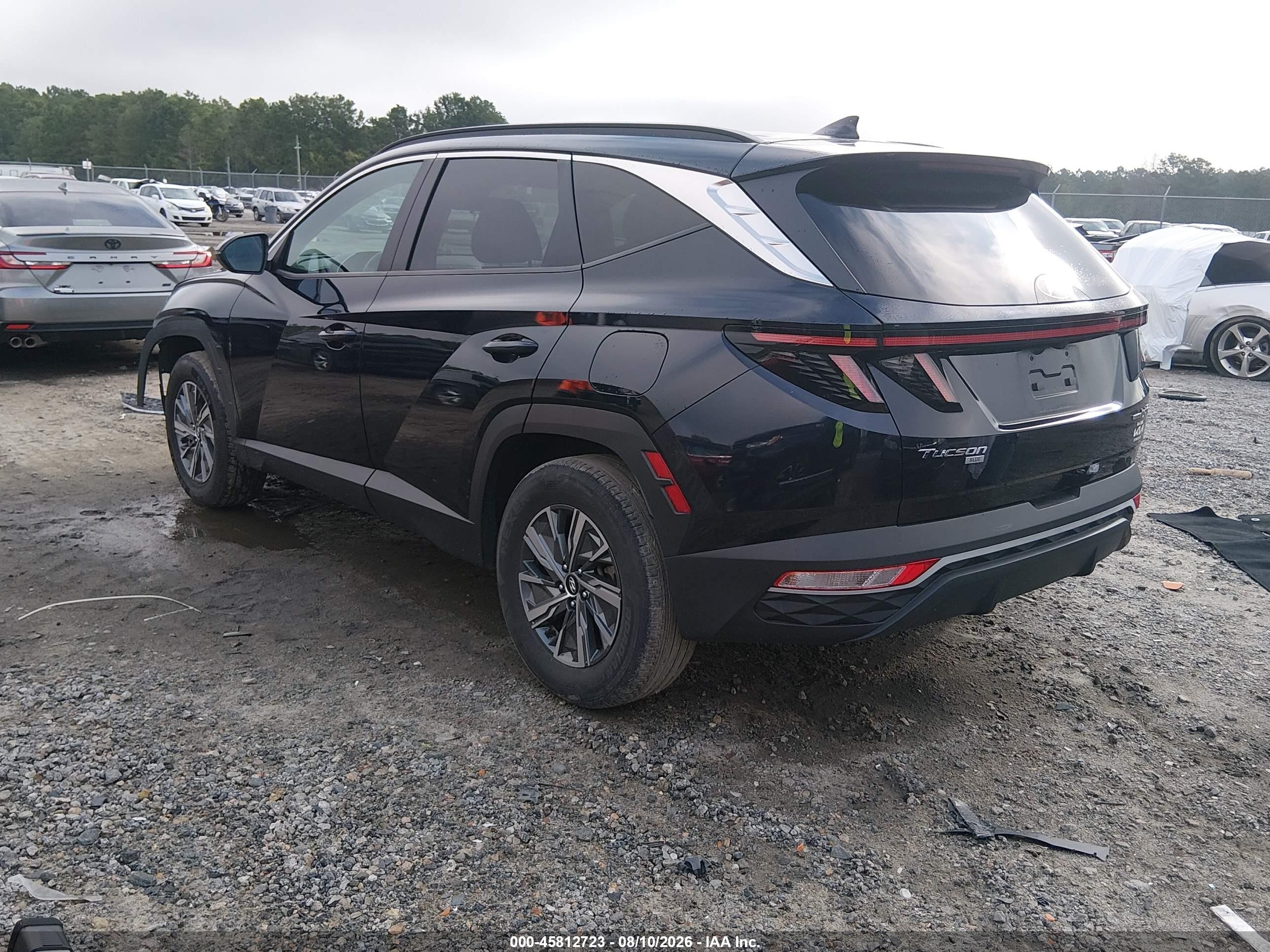 2022 Hyundai Tucson Hybrid Blue Black vin: KM8JBCA18NU018863