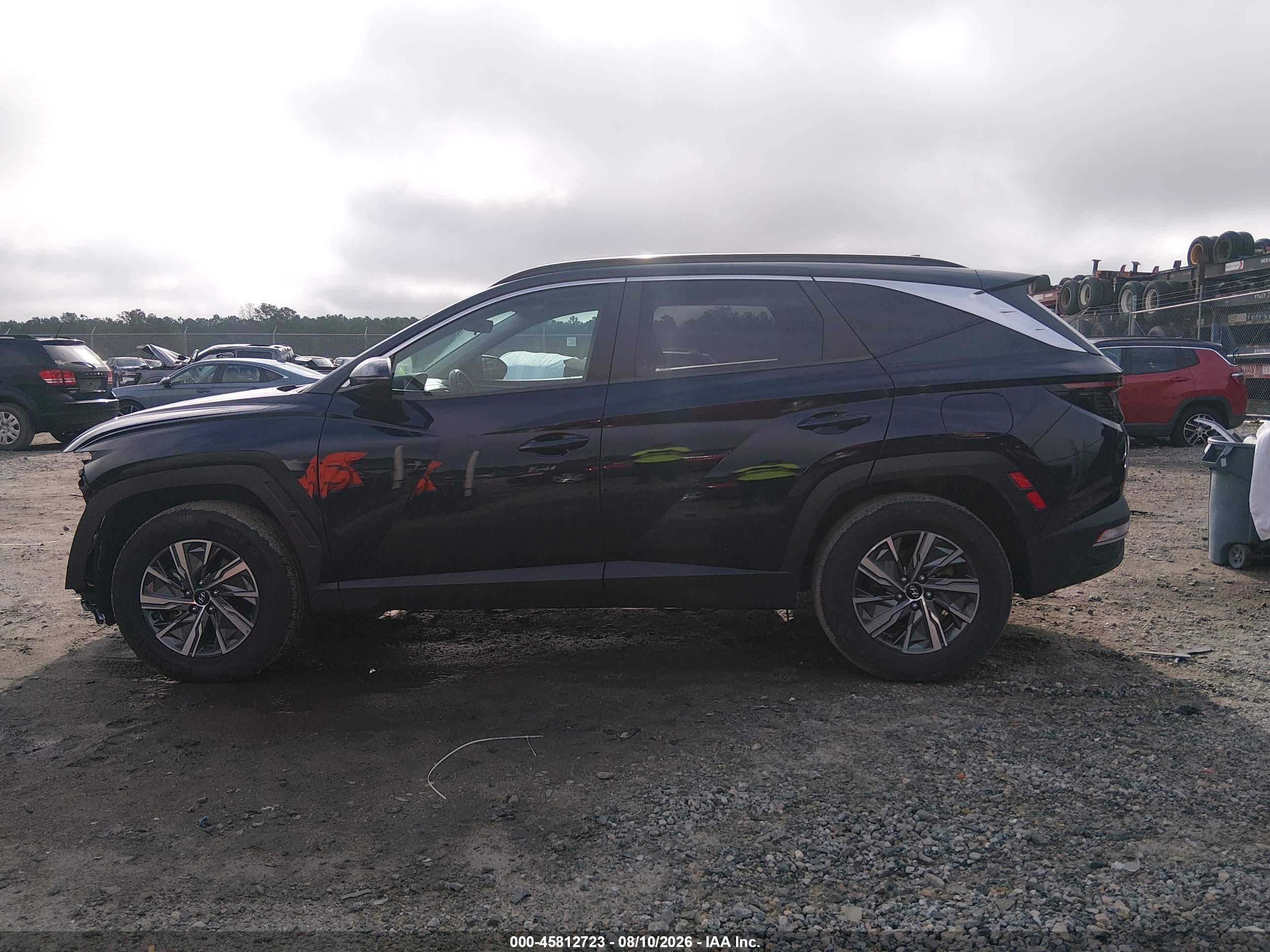 2022 Hyundai Tucson Hybrid Blue Black vin: KM8JBCA18NU018863