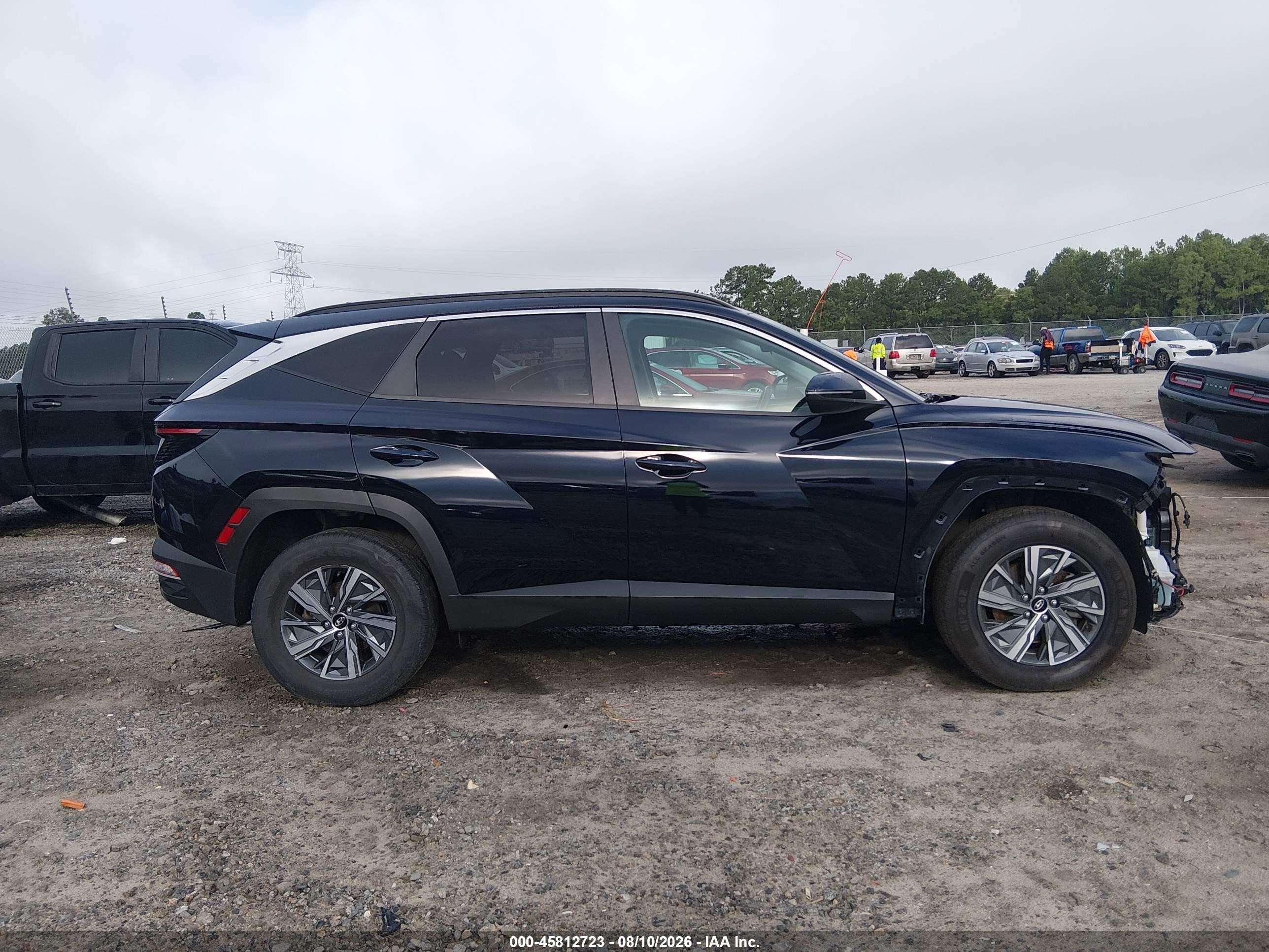 2022 Hyundai Tucson Hybrid Blue Black vin: KM8JBCA18NU018863