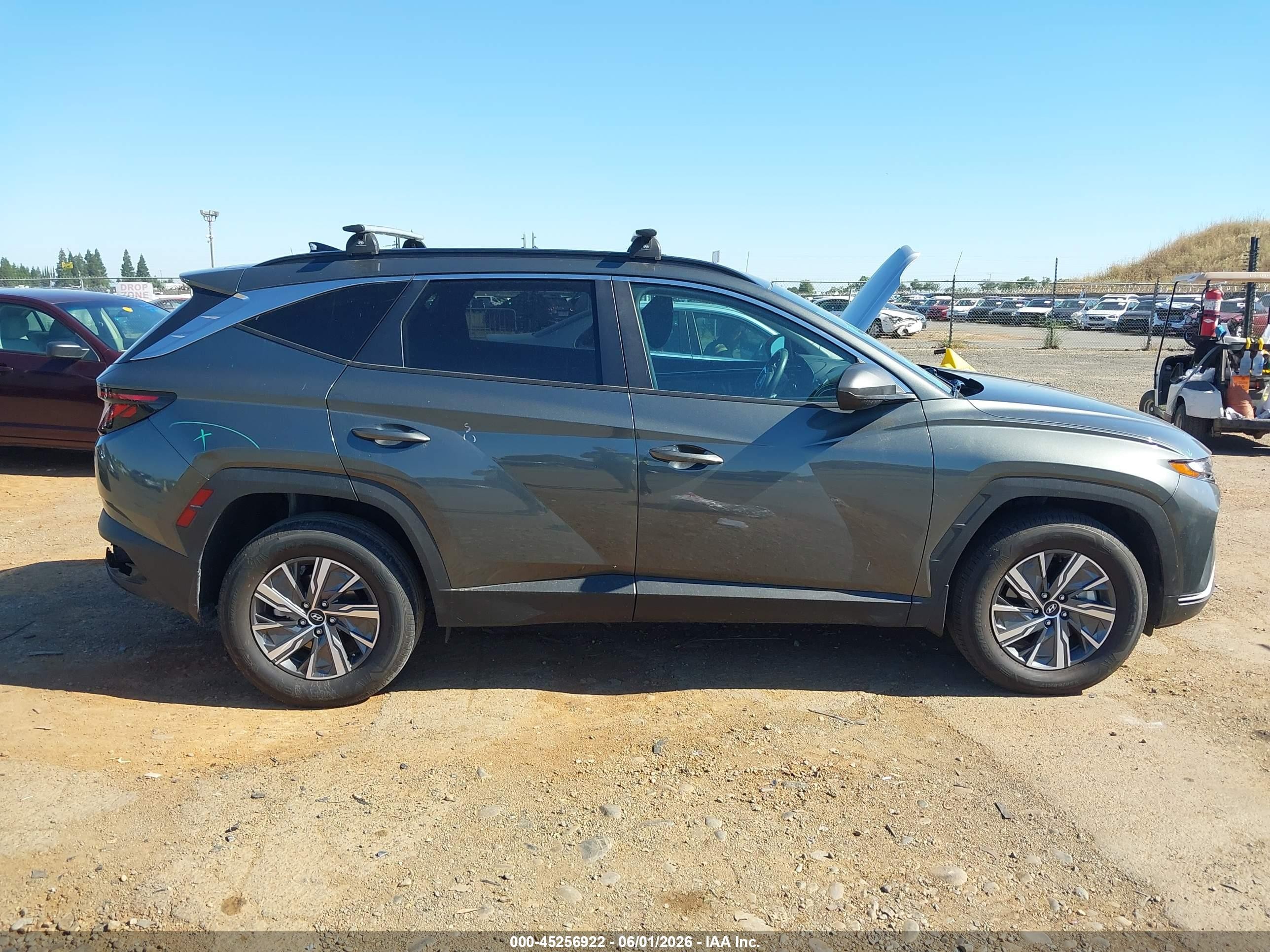 2024 Hyundai Tucson Hybrid Blue Серый vin: KM8JBCD10RU214541
