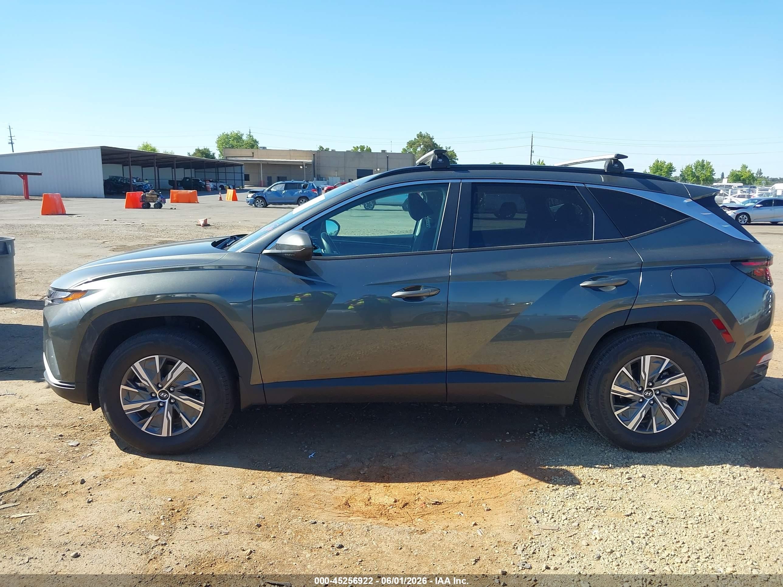 2024 Hyundai Tucson Hybrid Blue Серый vin: KM8JBCD10RU214541