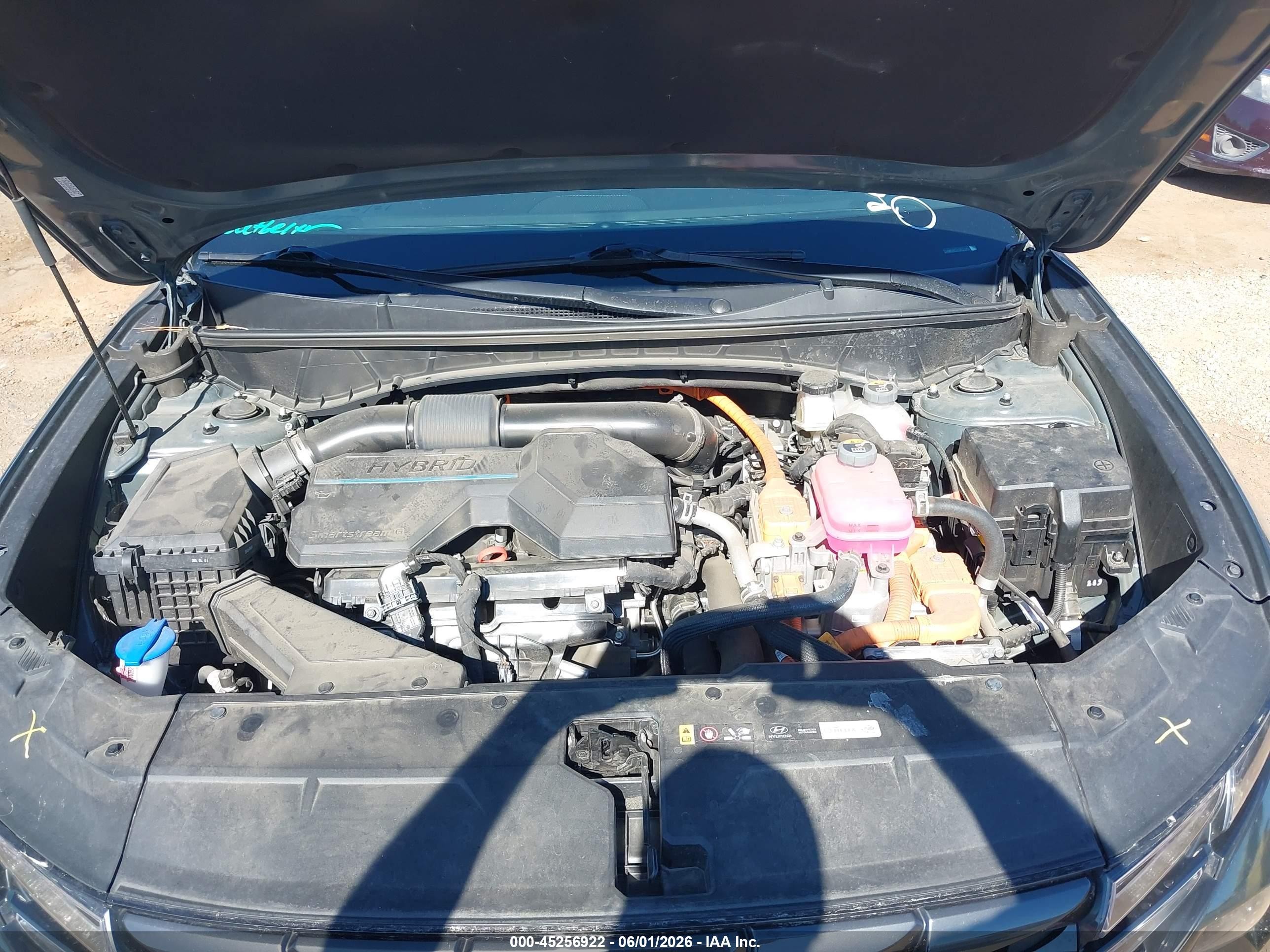 2024 Hyundai Tucson Hybrid Blue Серый vin: KM8JBCD10RU214541