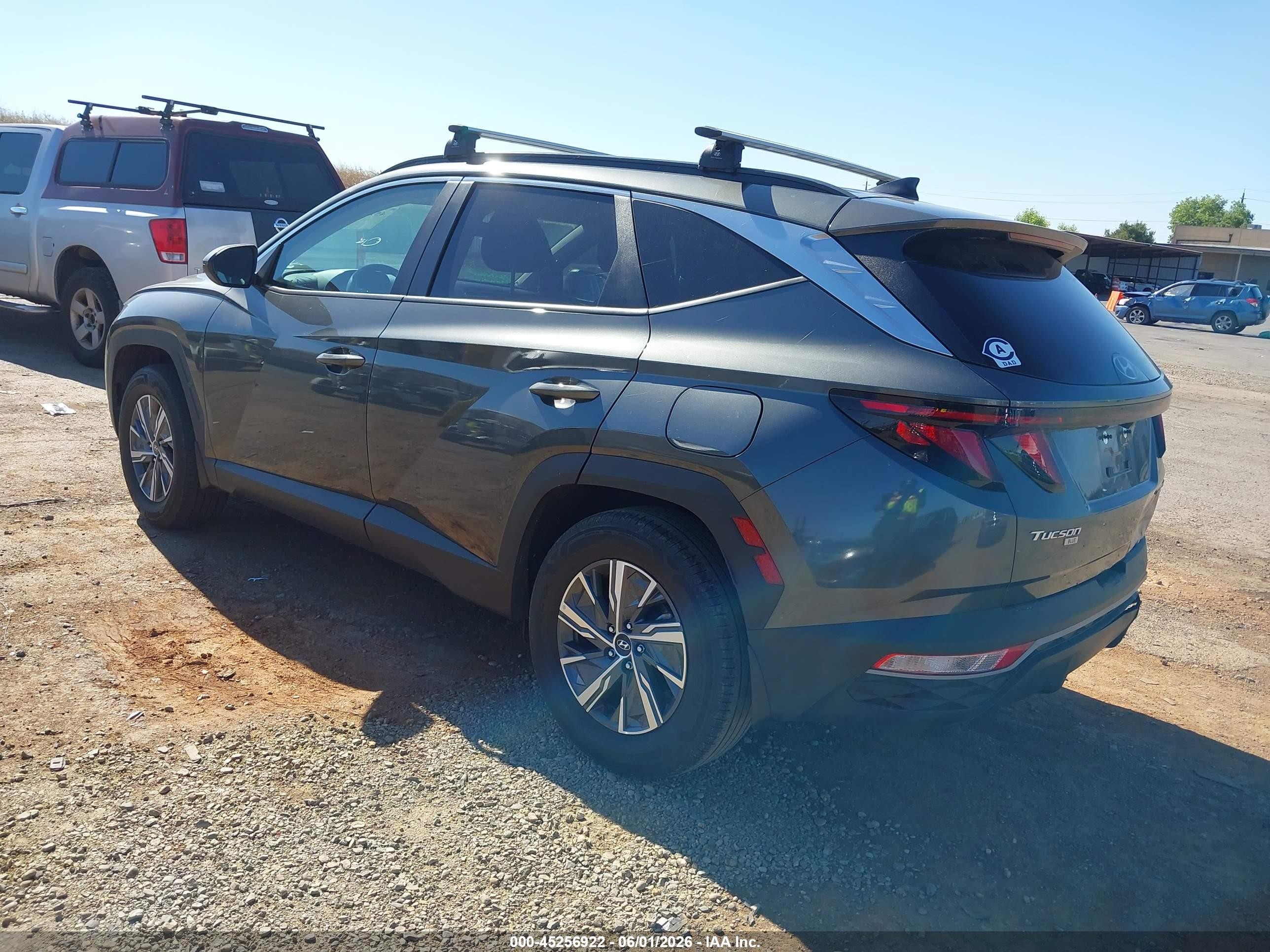 2024 Hyundai Tucson Hybrid Blue Серый vin: KM8JBCD10RU214541