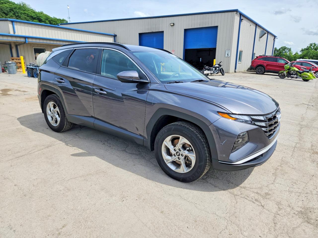 2024 Hyundai Tucson Sel Gray vin: KM8JBCDEXRU284874