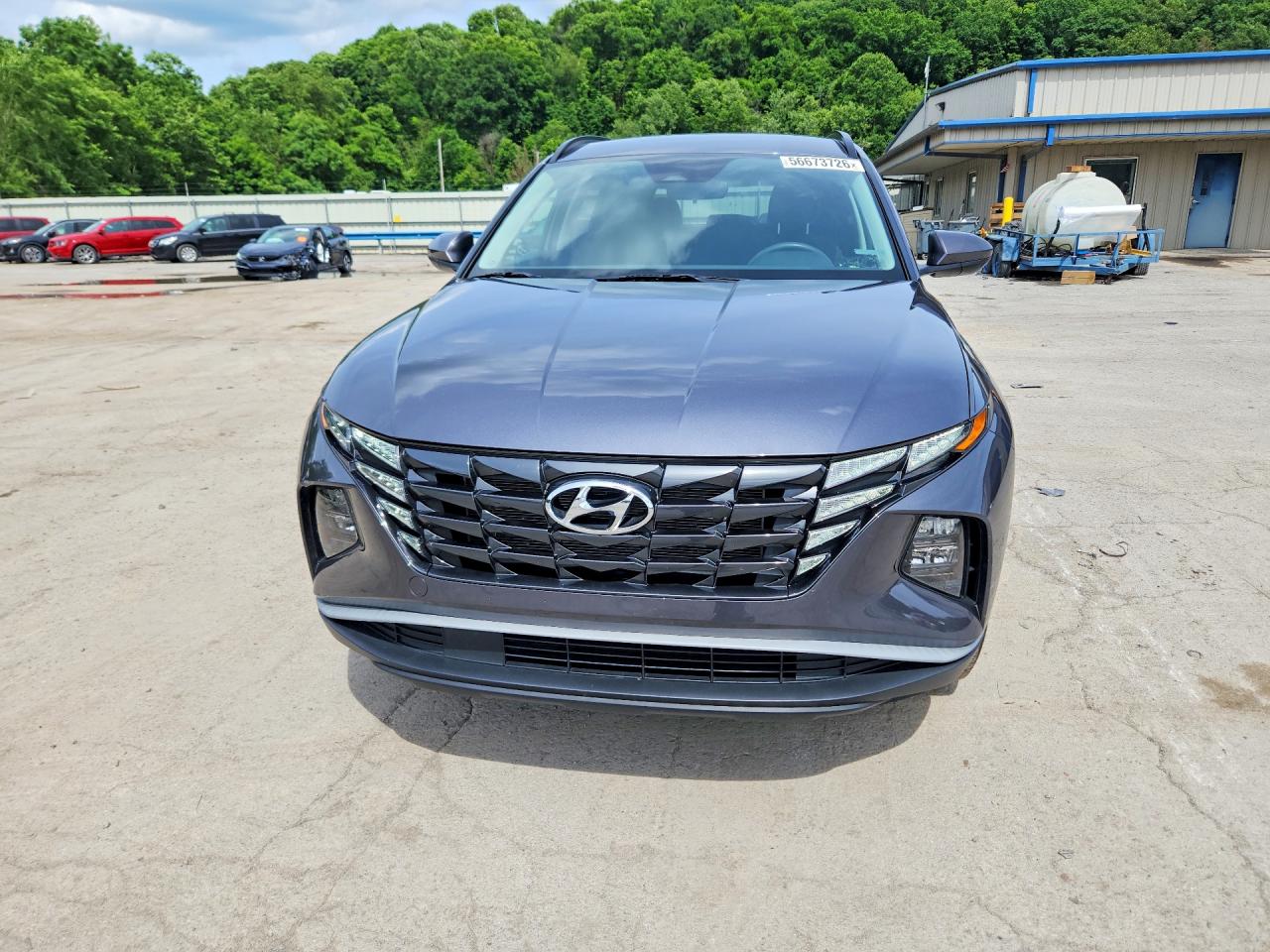 2024 Hyundai Tucson Sel Gray vin: KM8JBCDEXRU284874