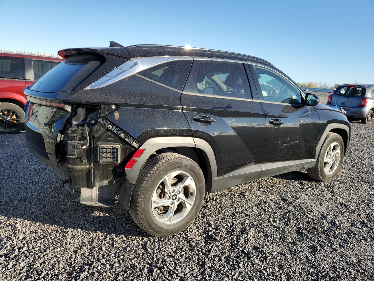 2022 Hyundai Tucson Sel Черный vin: KM8JCCAE4NU028712