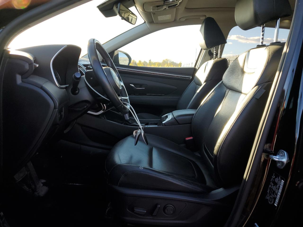 2022 Hyundai Tucson Sel Черный vin: KM8JCCAE4NU028712