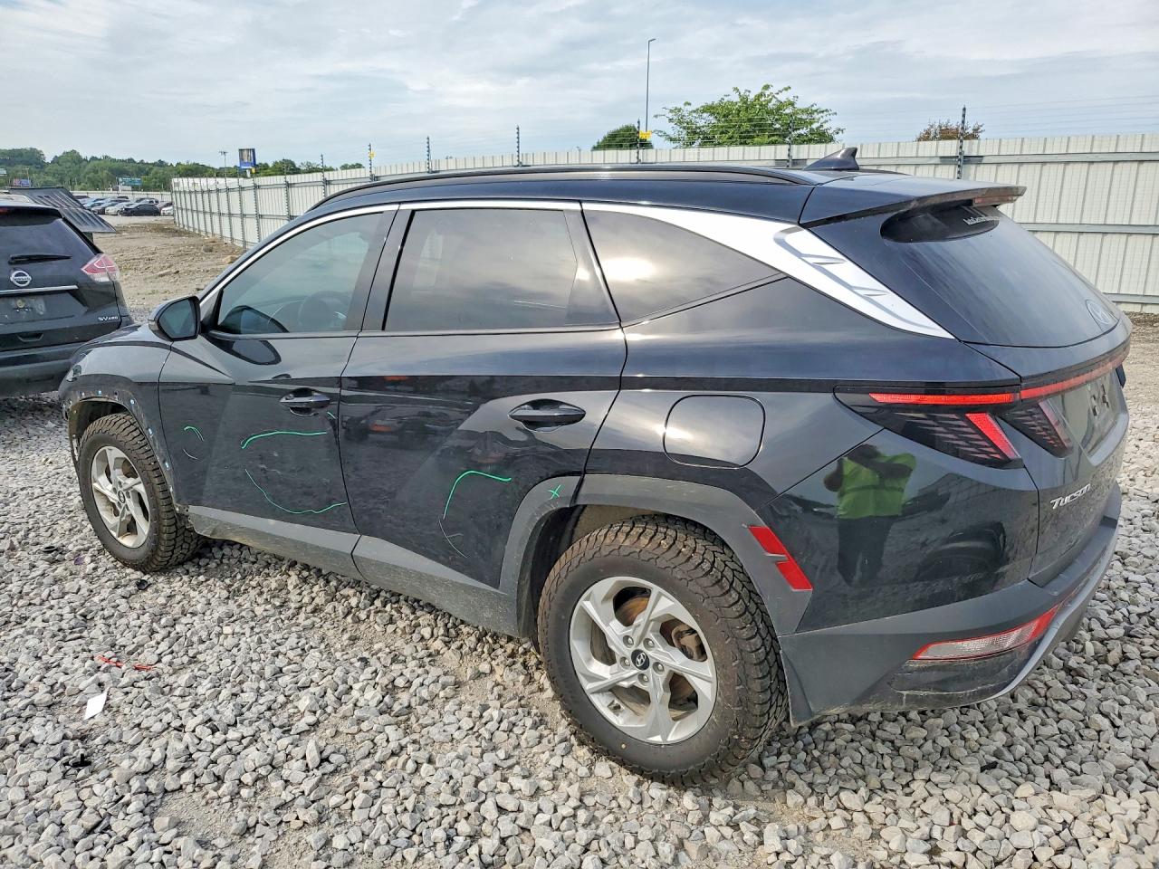 2022 Hyundai Tucson Sel Black vin: KM8JCCAE5NU126437