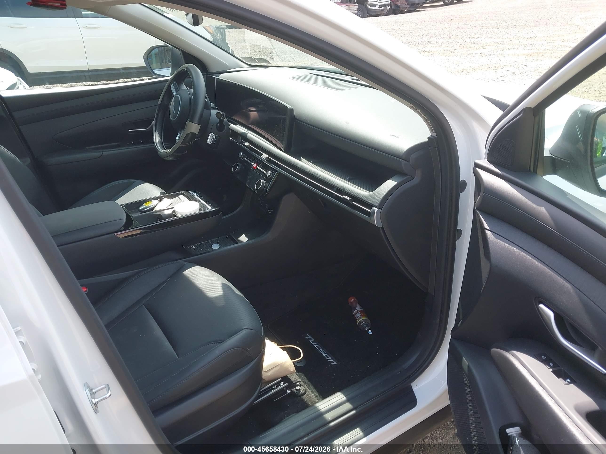 2025 Hyundai Tucson Hybrid Sel Convenience White vin: KM8JCDD11SU390491