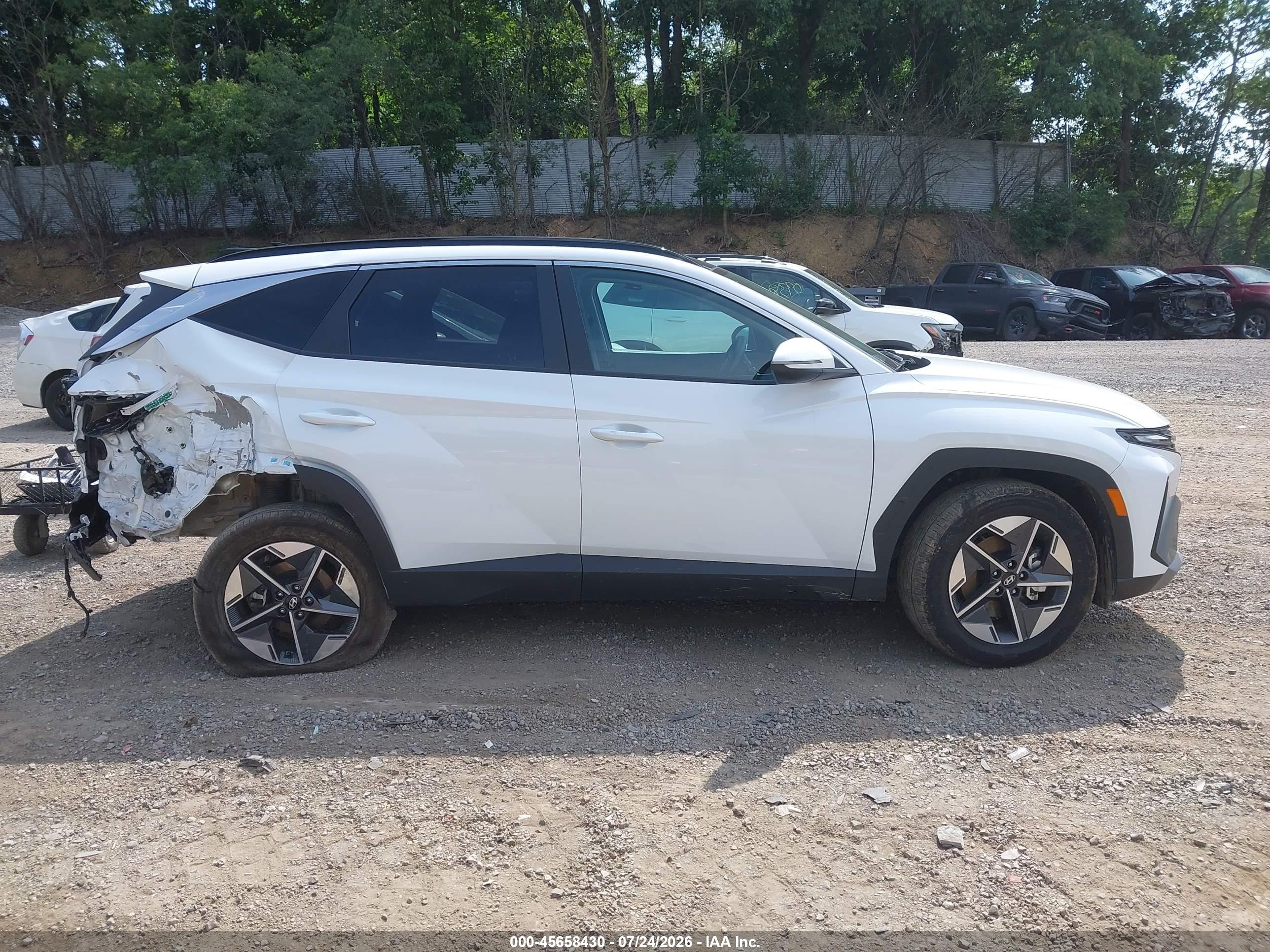 2025 Hyundai Tucson Hybrid Sel Convenience White vin: KM8JCDD11SU390491