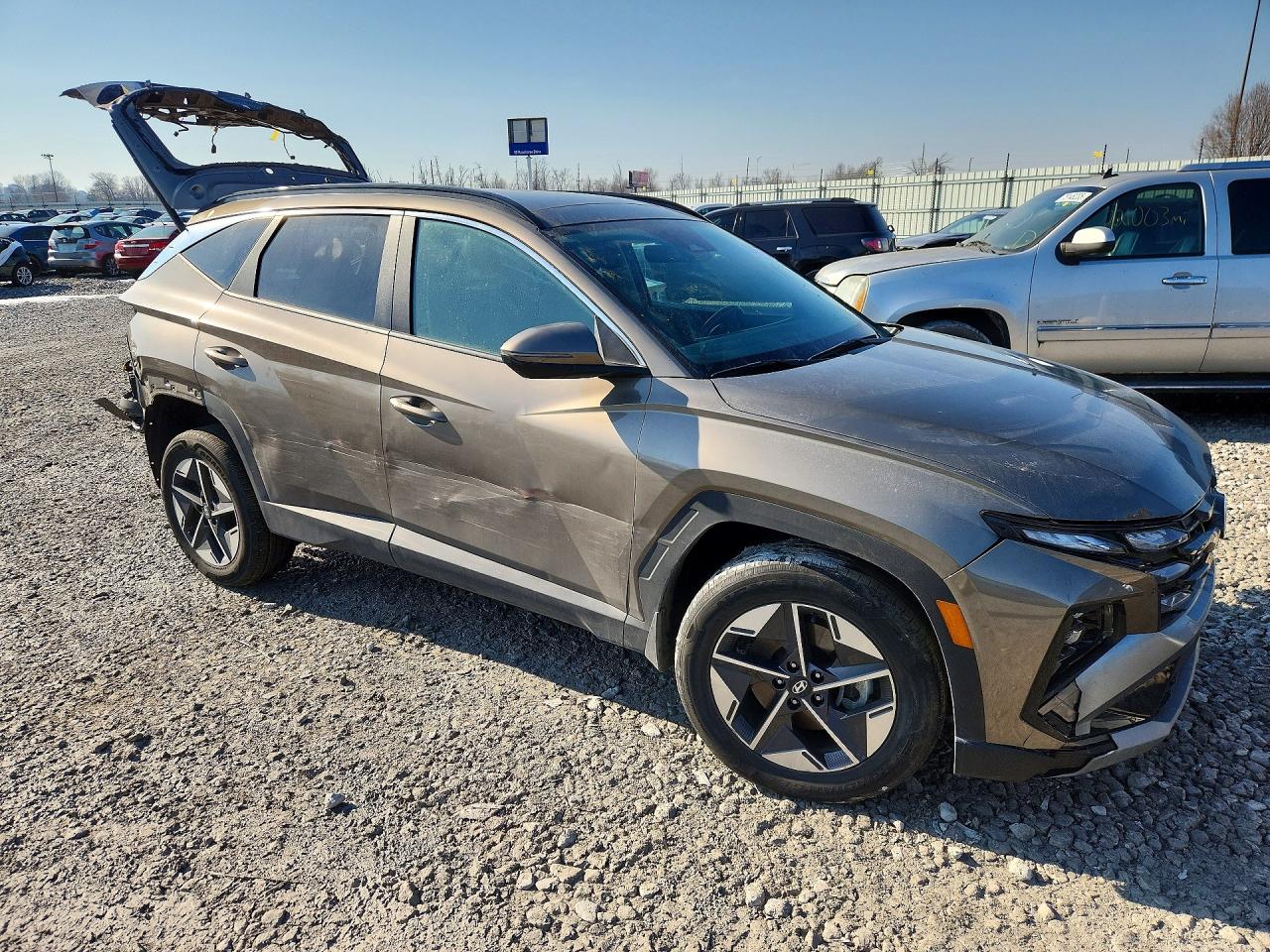 2025 Hyundai Tucson Sel Convenience Коричневый vin: KM8JCDD13SU333628