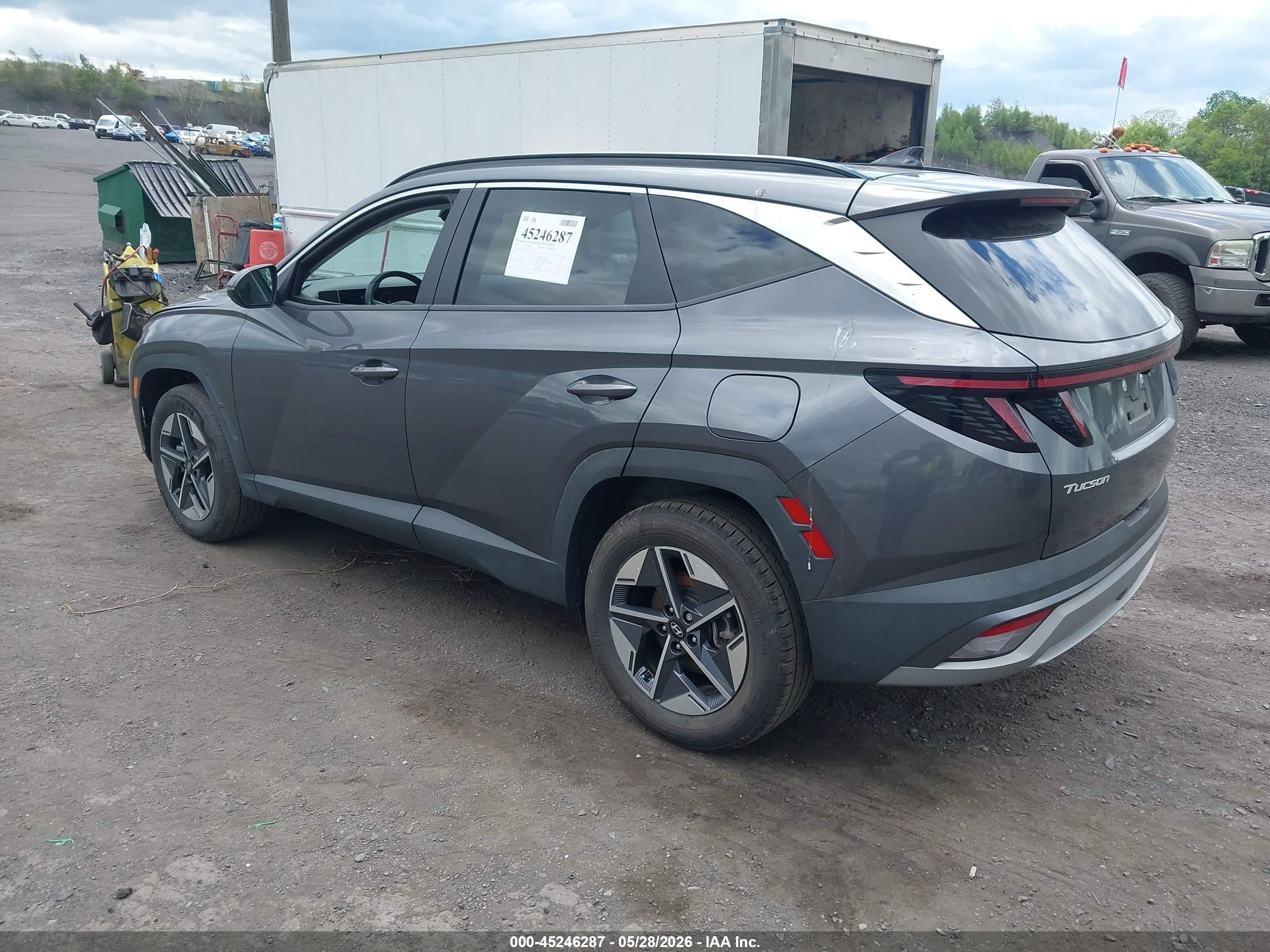 2025 Hyundai Tucson Hybrid Sel Convenience Серый vin: KM8JCDD15SU266711