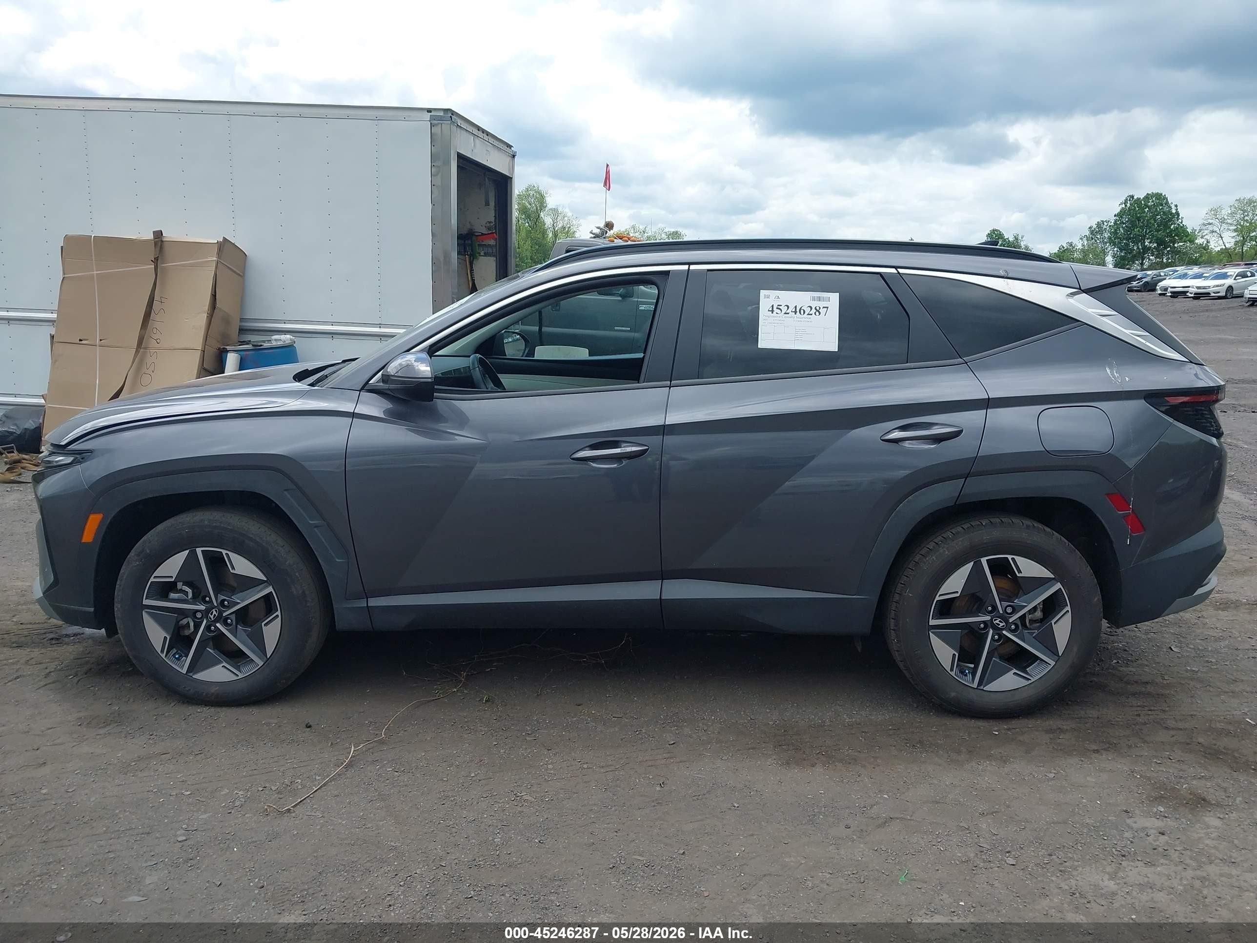 2025 Hyundai Tucson Hybrid Sel Convenience Серый vin: KM8JCDD15SU266711