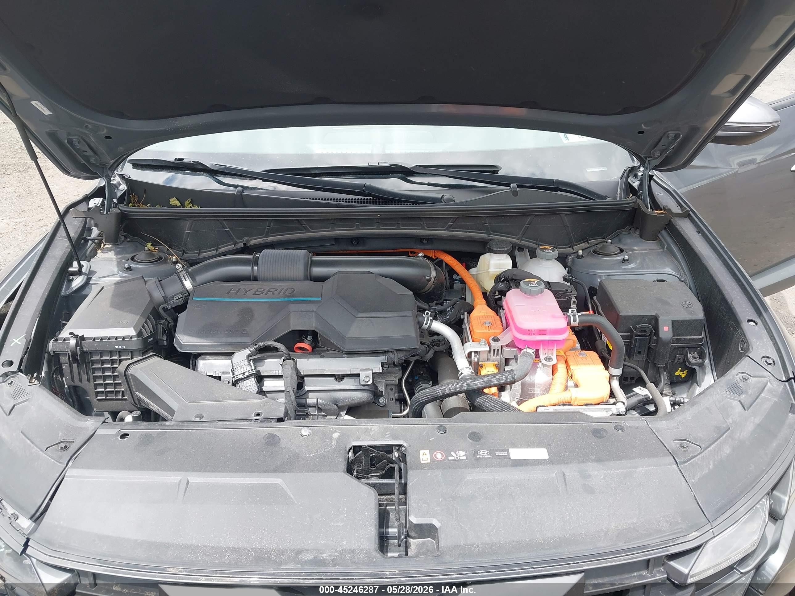 2025 Hyundai Tucson Hybrid Sel Convenience Серый vin: KM8JCDD15SU266711